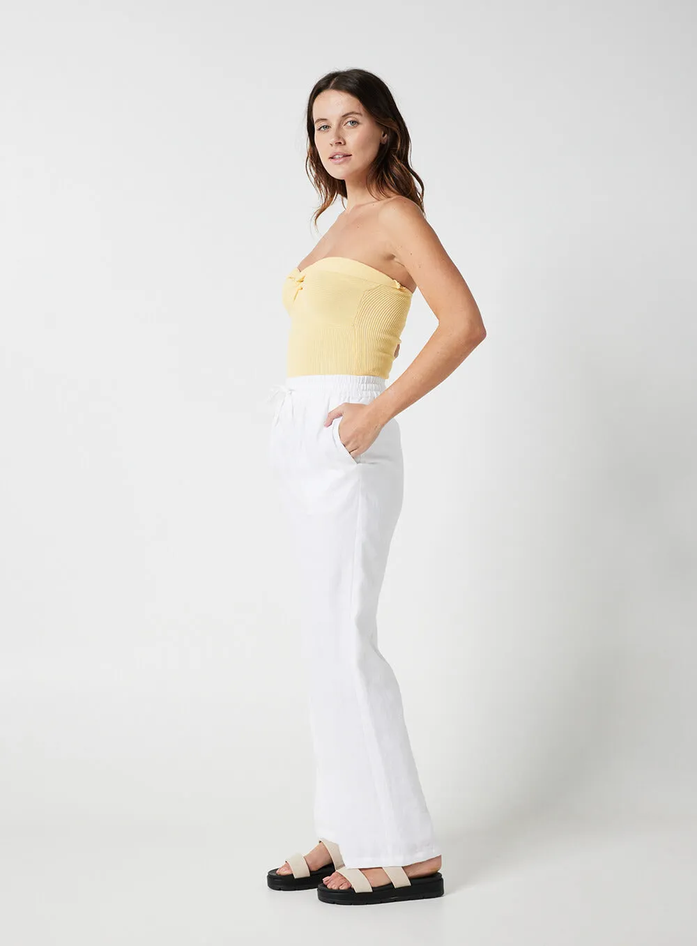 White Cora Pants