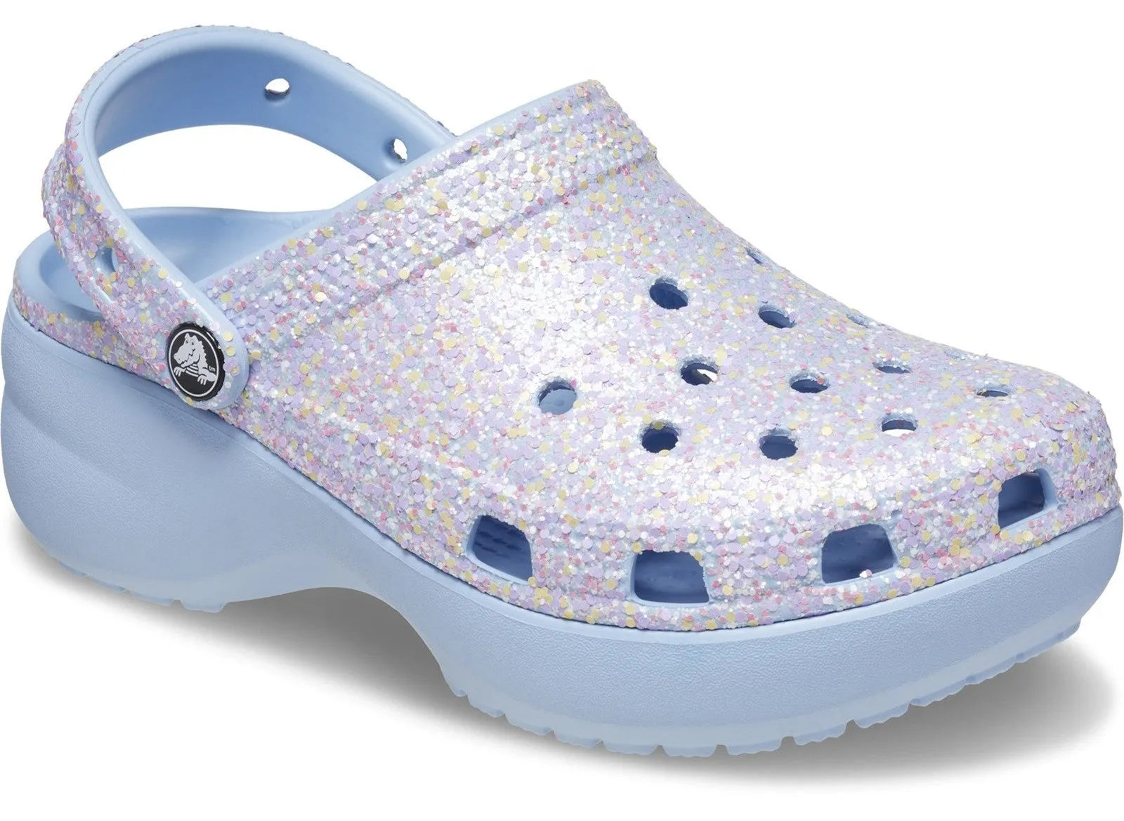 Crocs Classic Platform Glitter Women's Clog