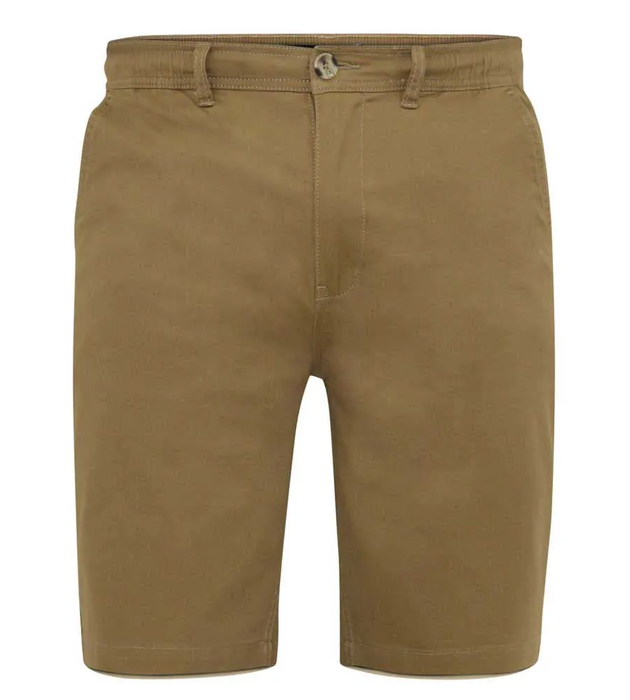 Tobacco Stretch Big Men's Shorts with Internal Drawcord (ARIES 2)