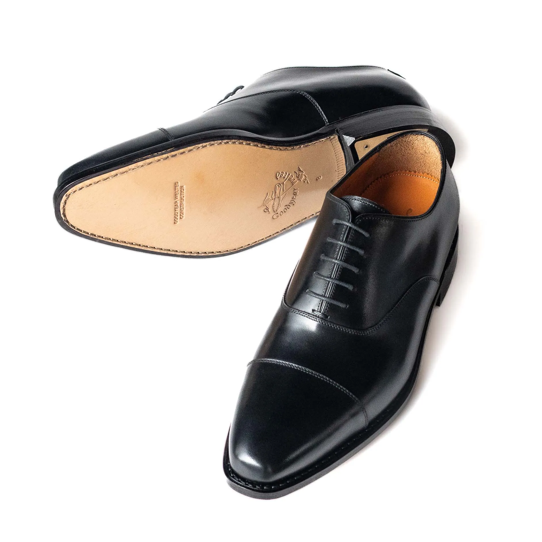 Dark Brown Men's Cap Toe Oxford