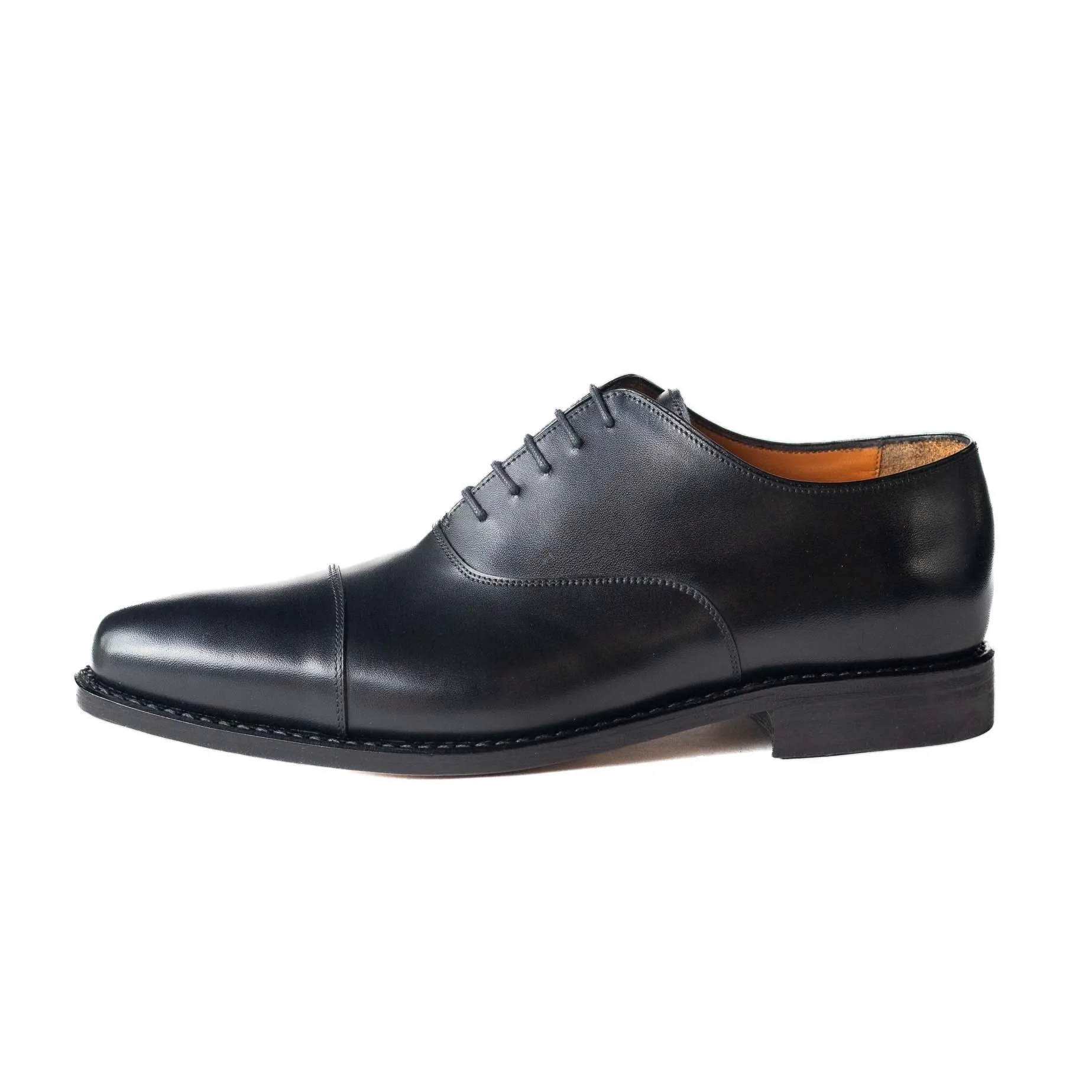 Dark Brown Men's Cap Toe Oxford