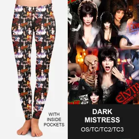 Dark Mistress Leggings with Inside Pockets - Ready to Ship