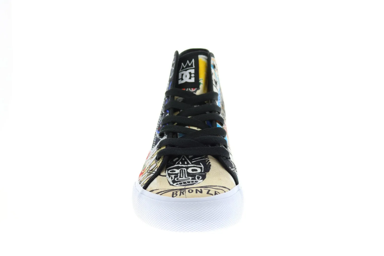 DC Basquiat Men's Black Collaboration Limited Edition Sneakers.