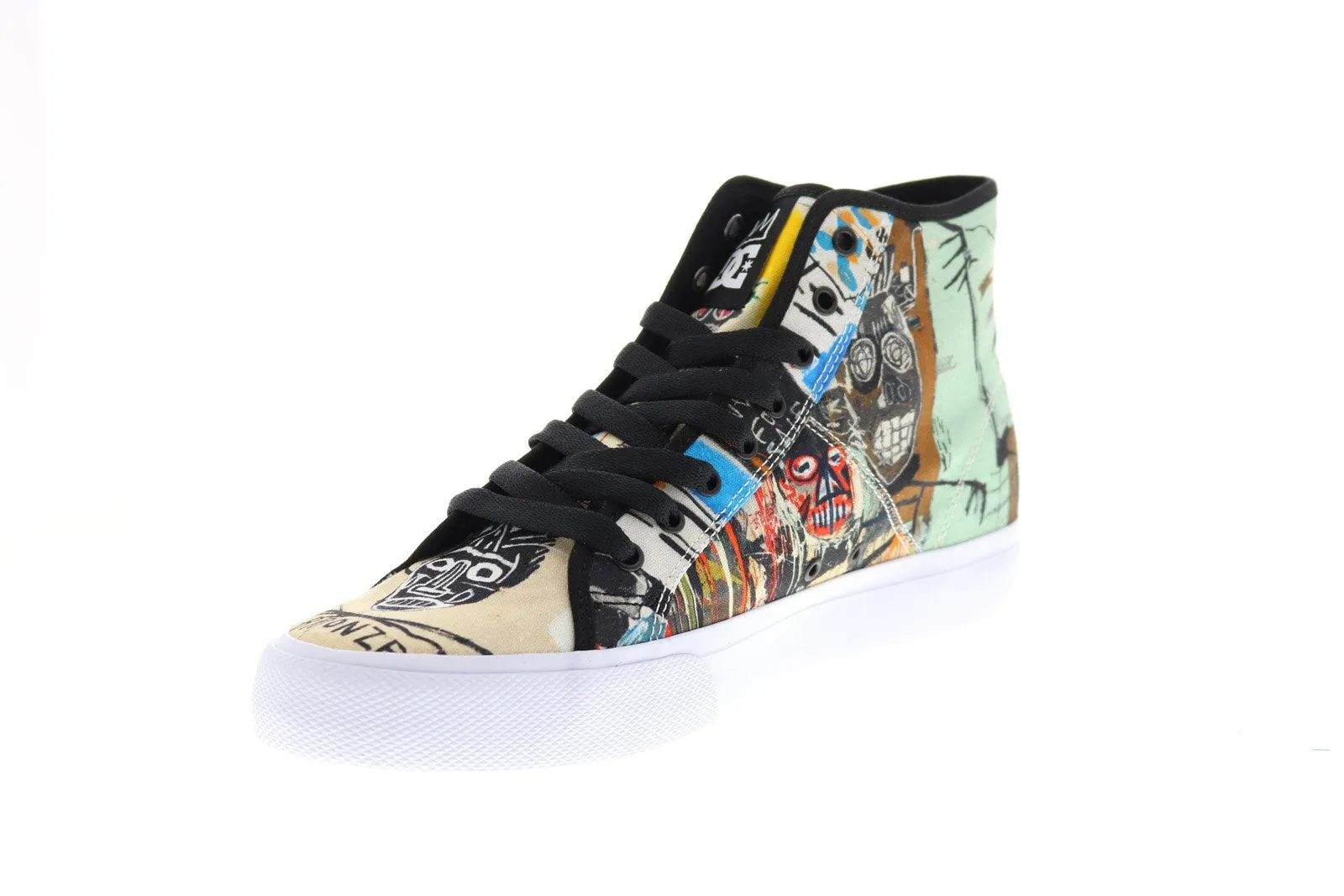 DC Basquiat Men's Black Collaboration Limited Edition Sneakers.