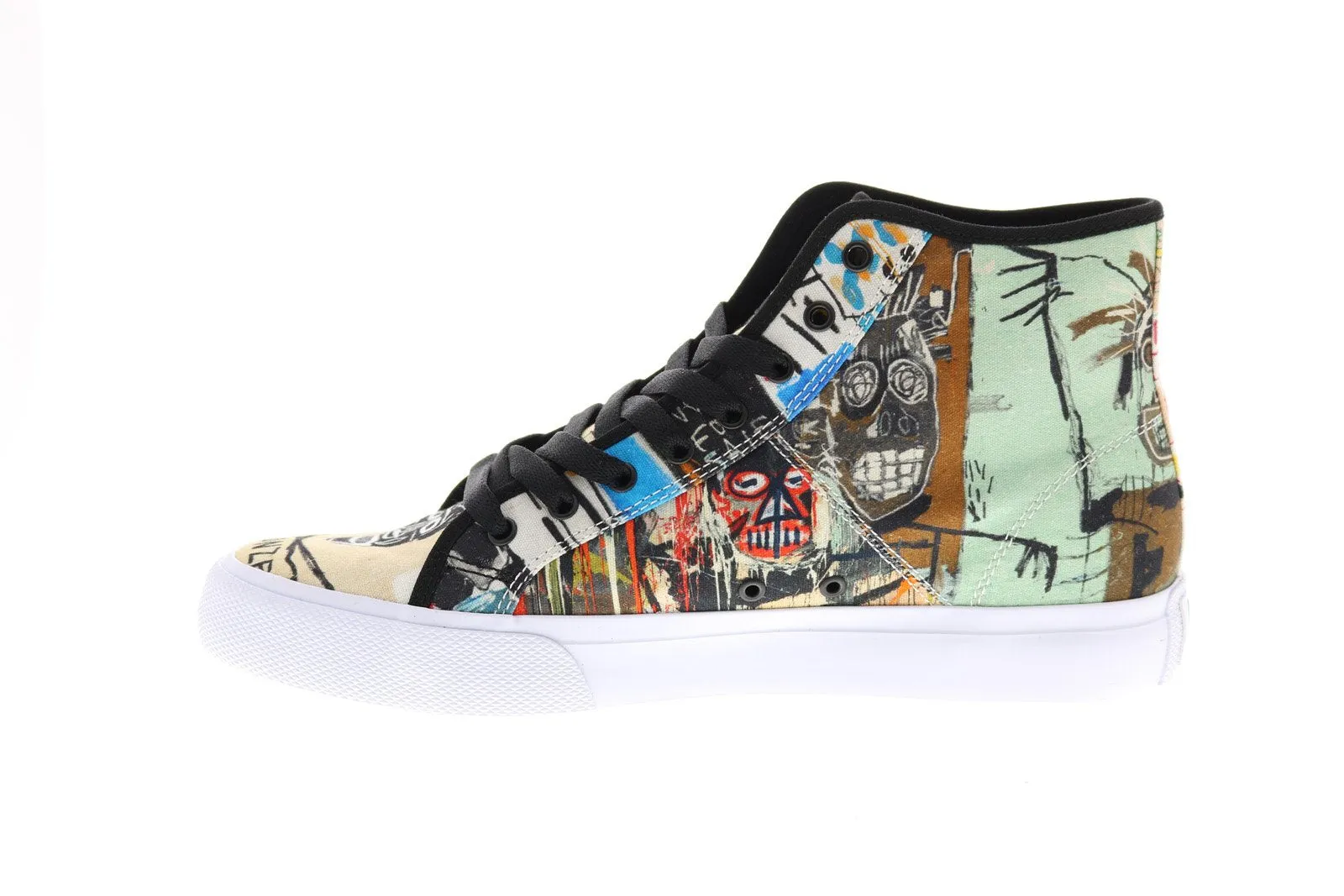 DC Basquiat Men's Black Collaboration Limited Edition Sneakers.