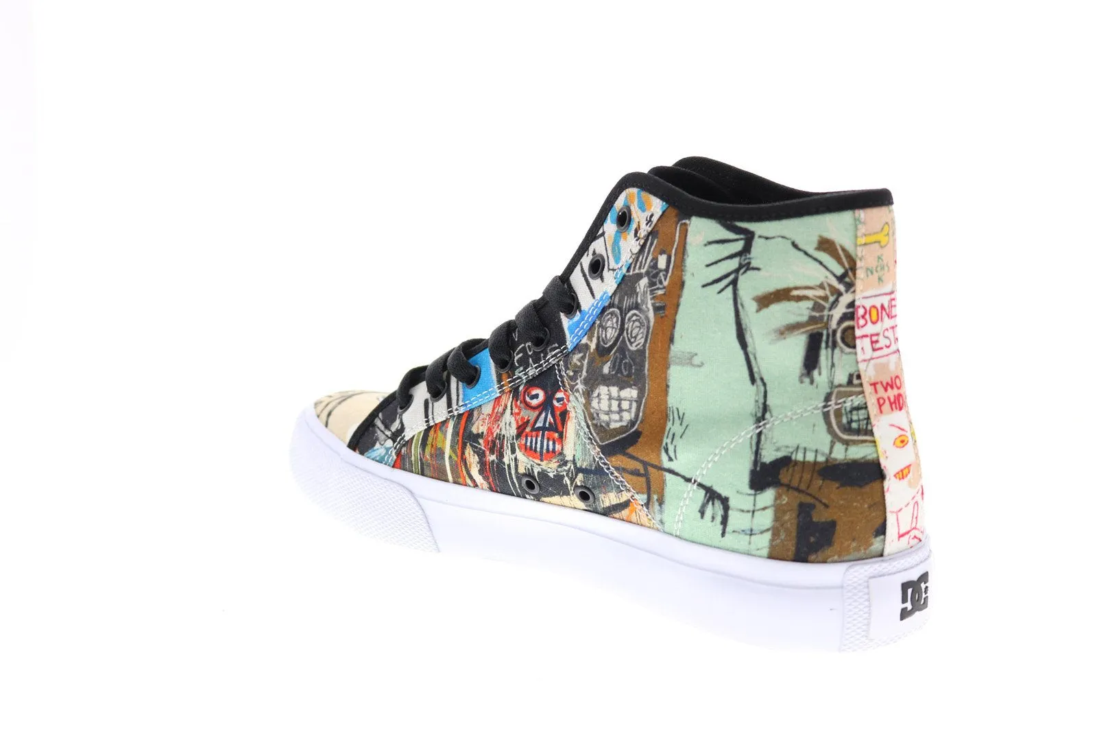 DC Basquiat Men's Black Collaboration Limited Edition Sneakers.