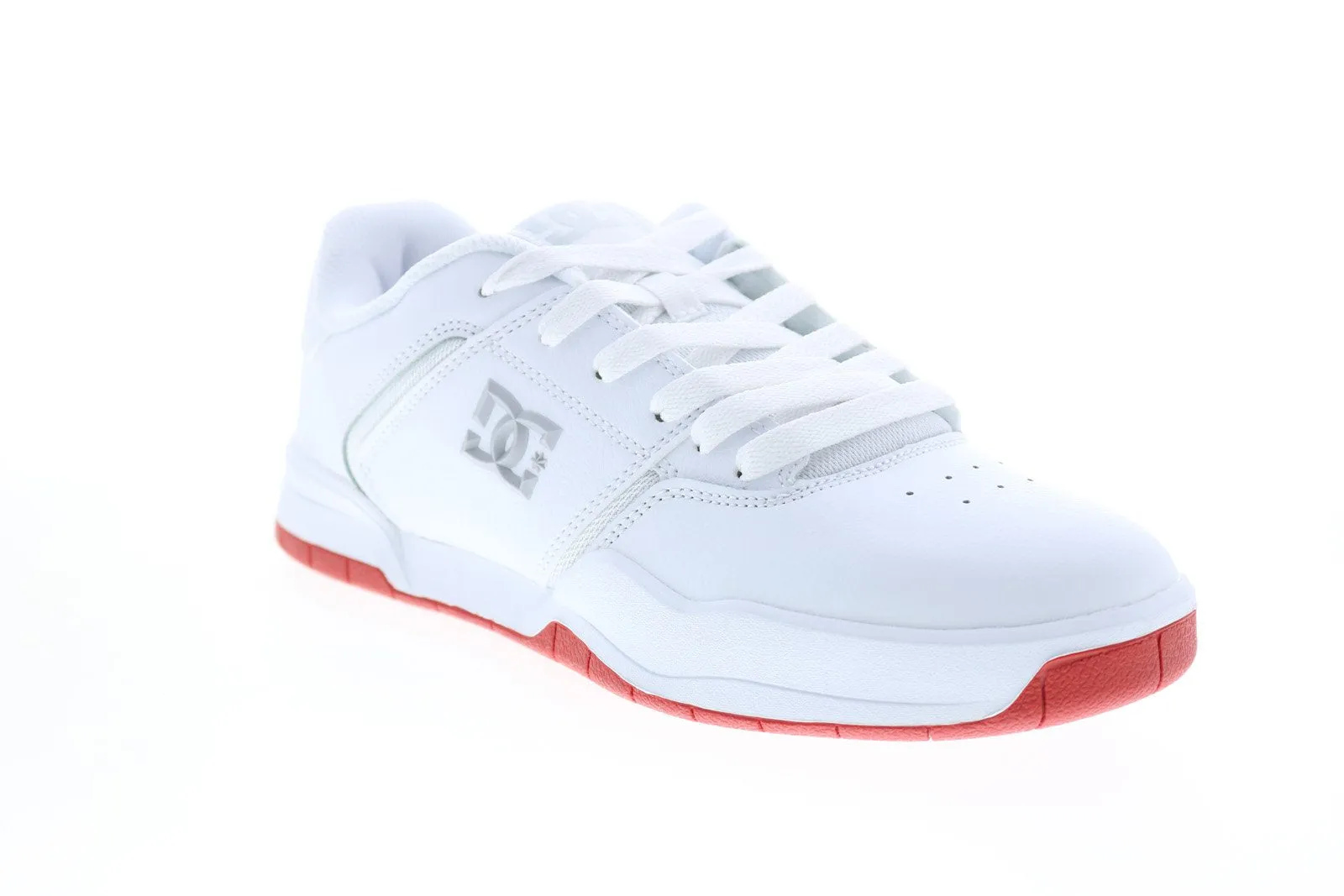 DC Central ADYS100551 Men's White Leather Skate Sneakers - Shop Now