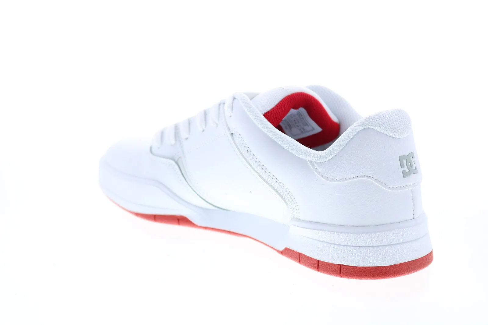 DC Central ADYS100551 Men's White Leather Skate Sneakers - Shop Now