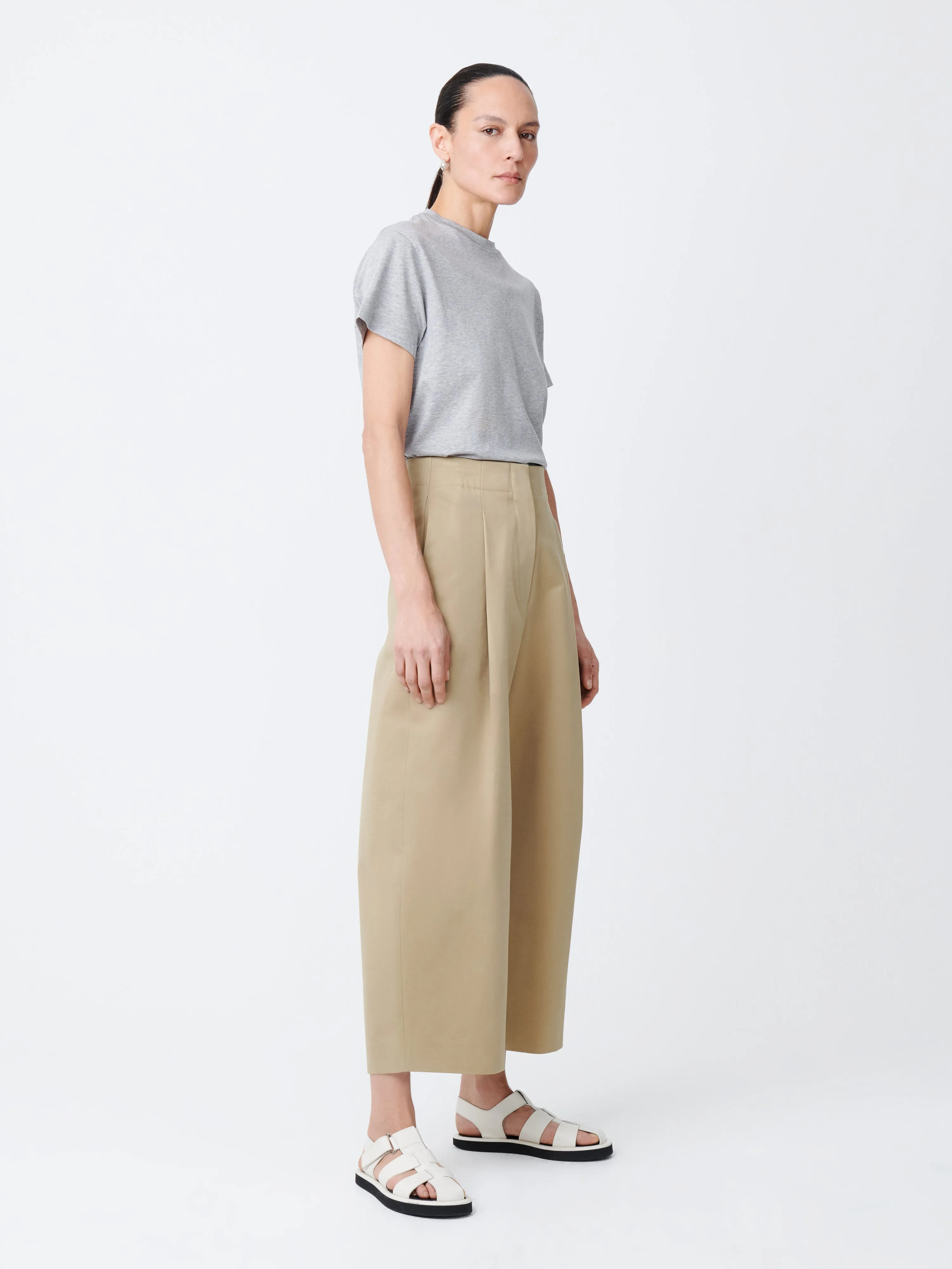 Tan Dordoni Volume Pant