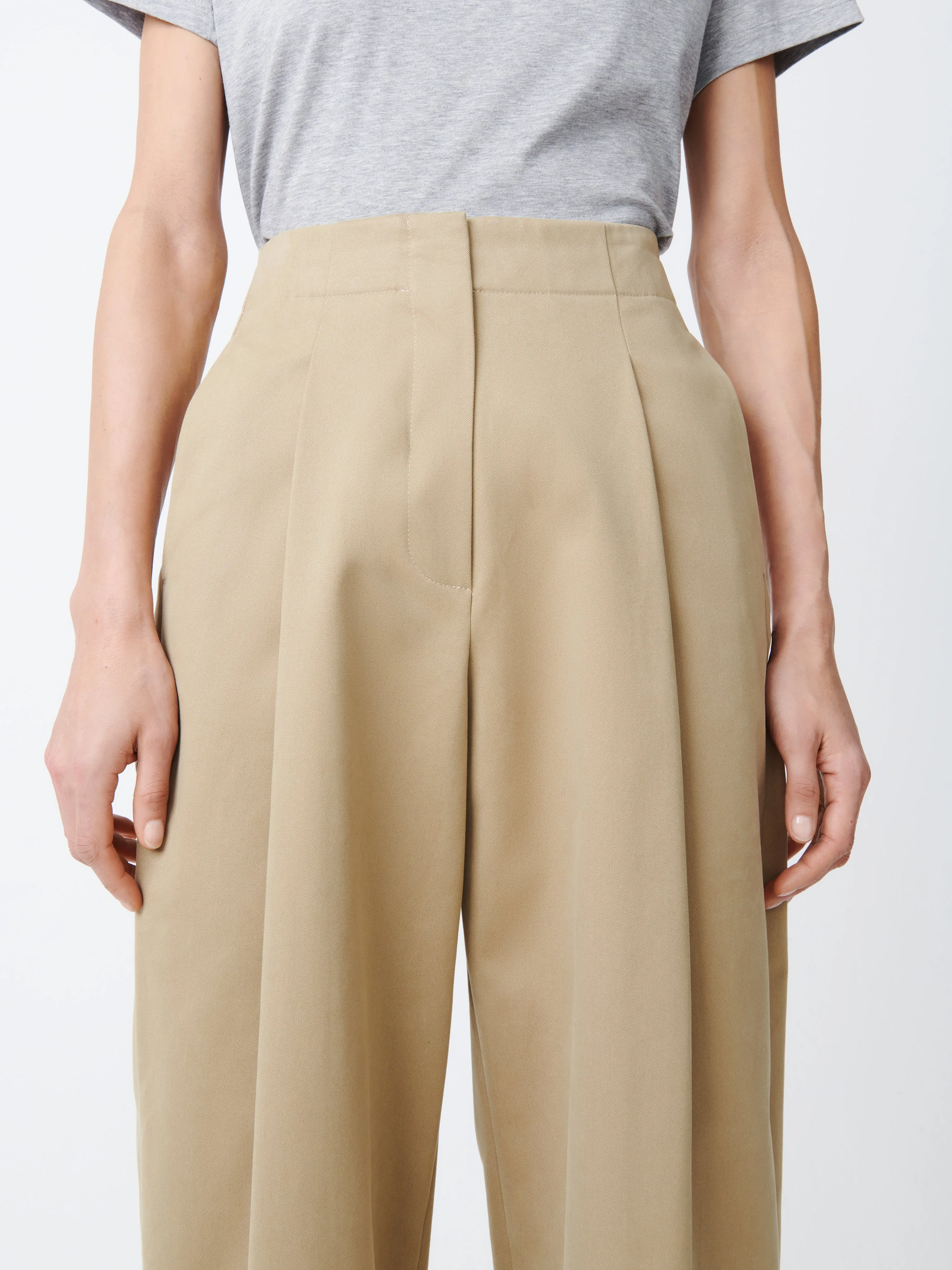 Tan Dordoni Volume Pant