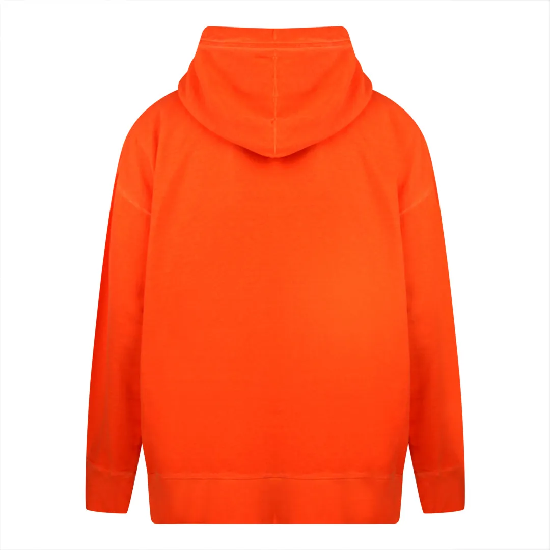 Dsquared2 Hoodie with Large Icon Print in Orange