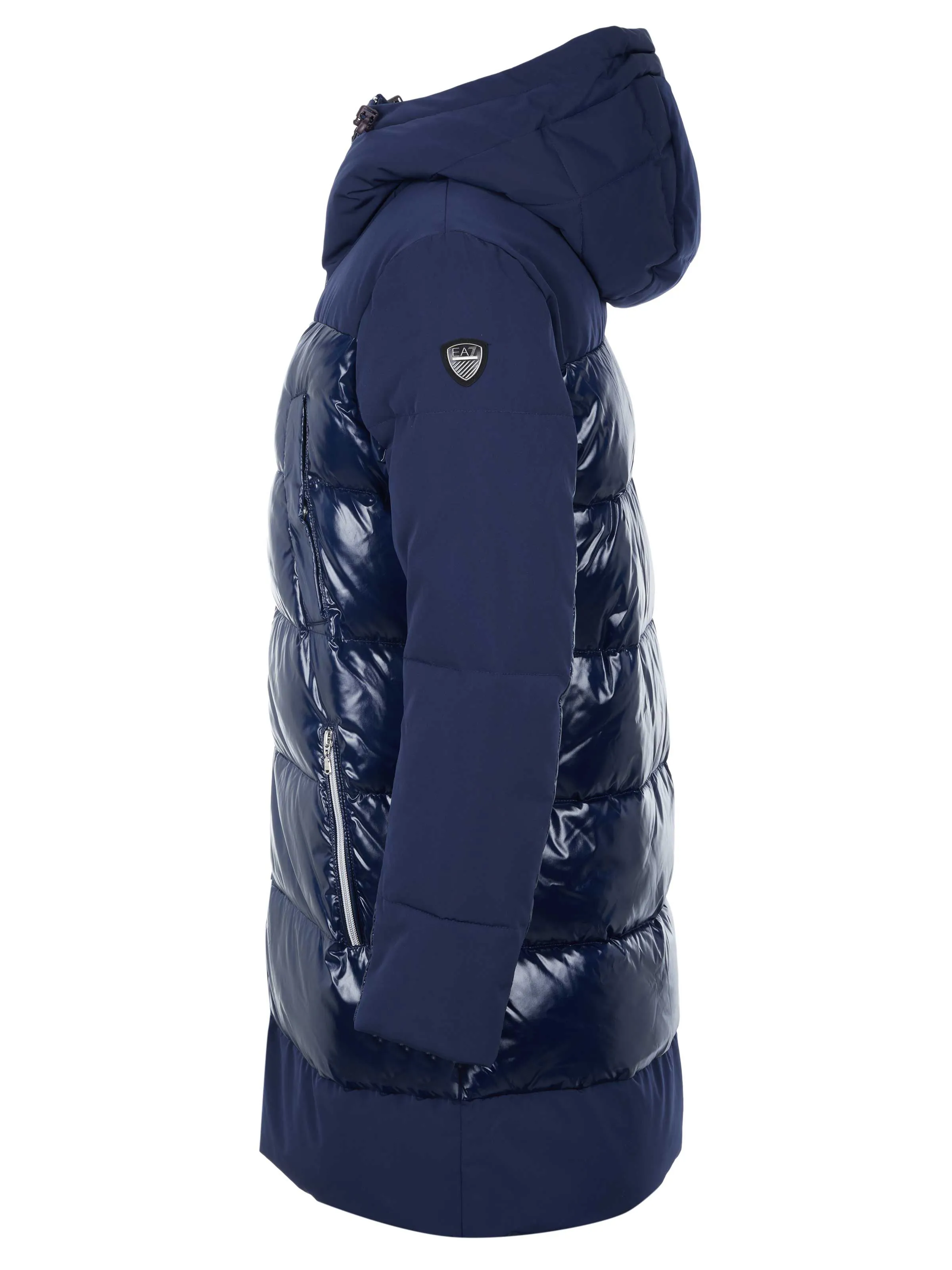 EA7 Emporio Armani Navy Coat