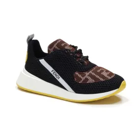 Fendi Sneakers Black White Unisex JMR442_AM50_F150H