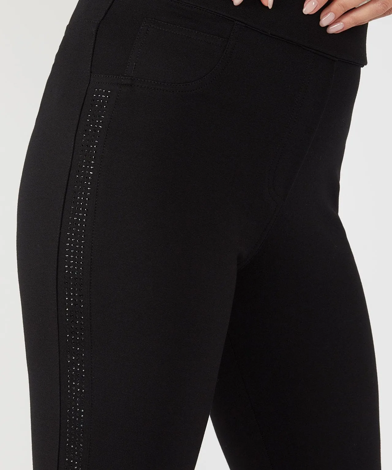 Sparkle Detail Ponte Leggings - Available Here