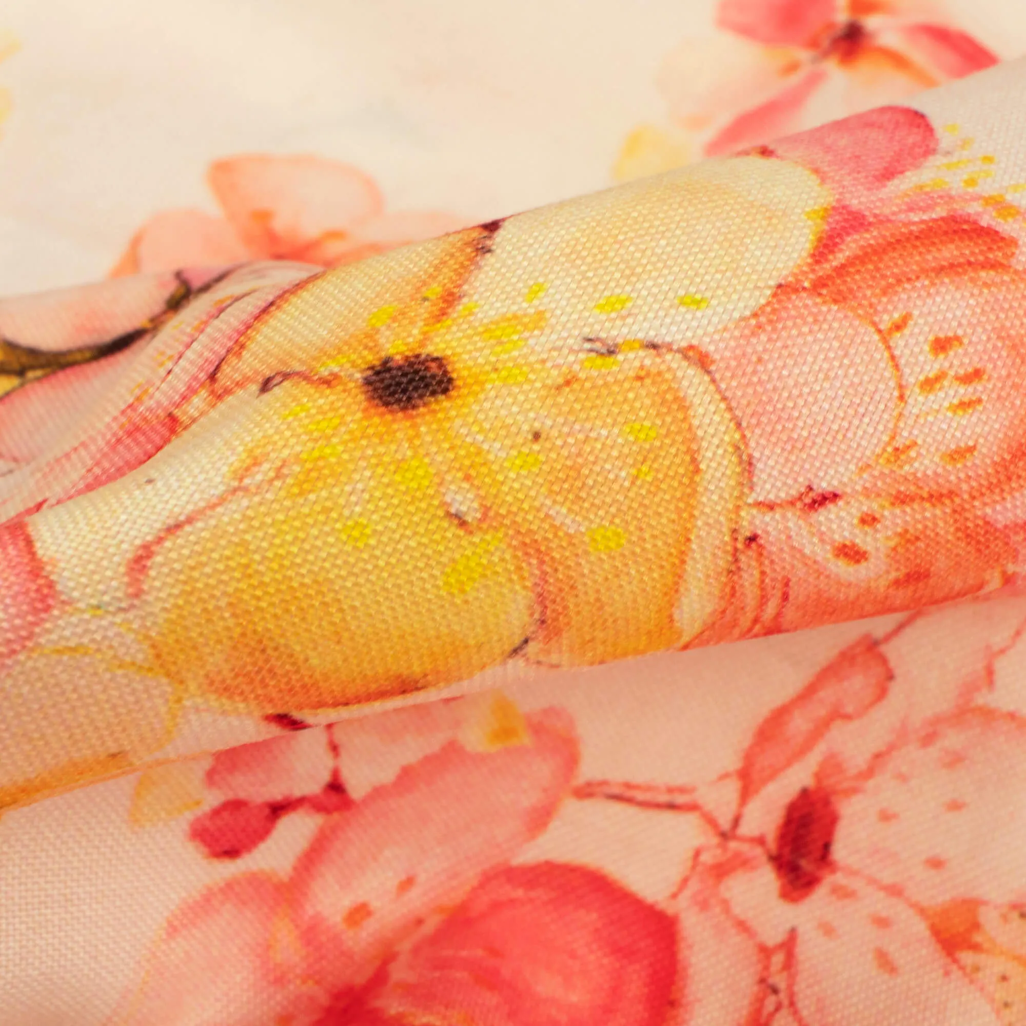 Floral Digital Print Rayon Fabric