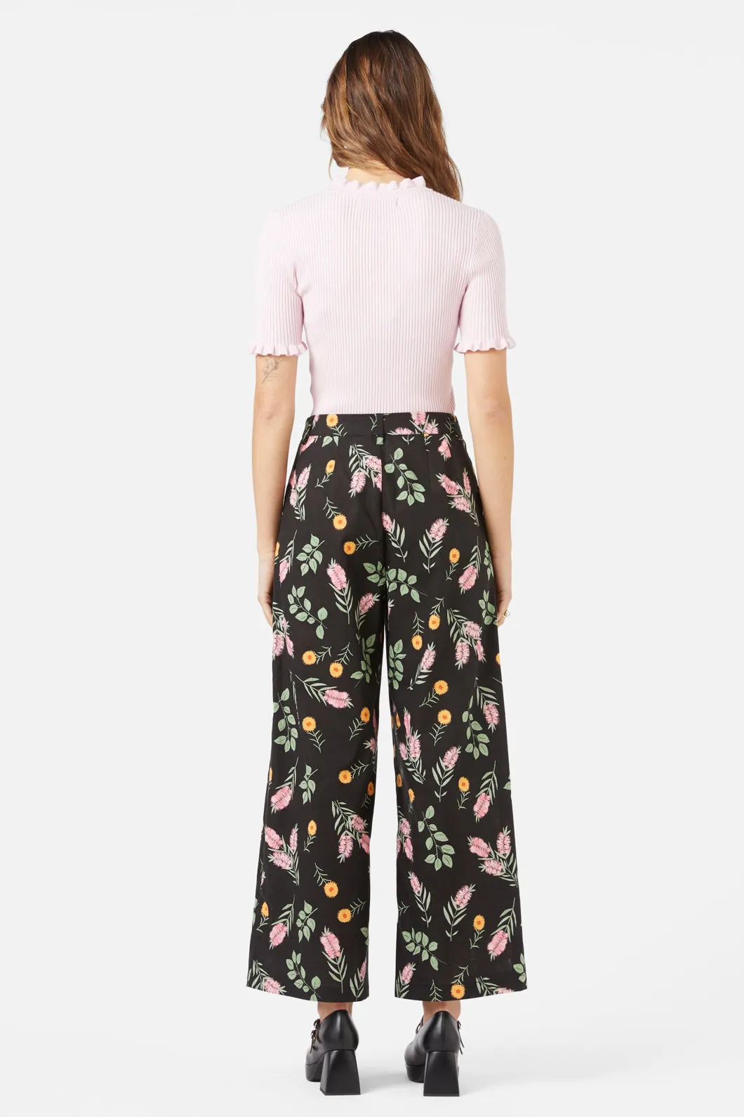 Floral Print Pants