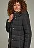 Freemans Black Longline Puffa Coat