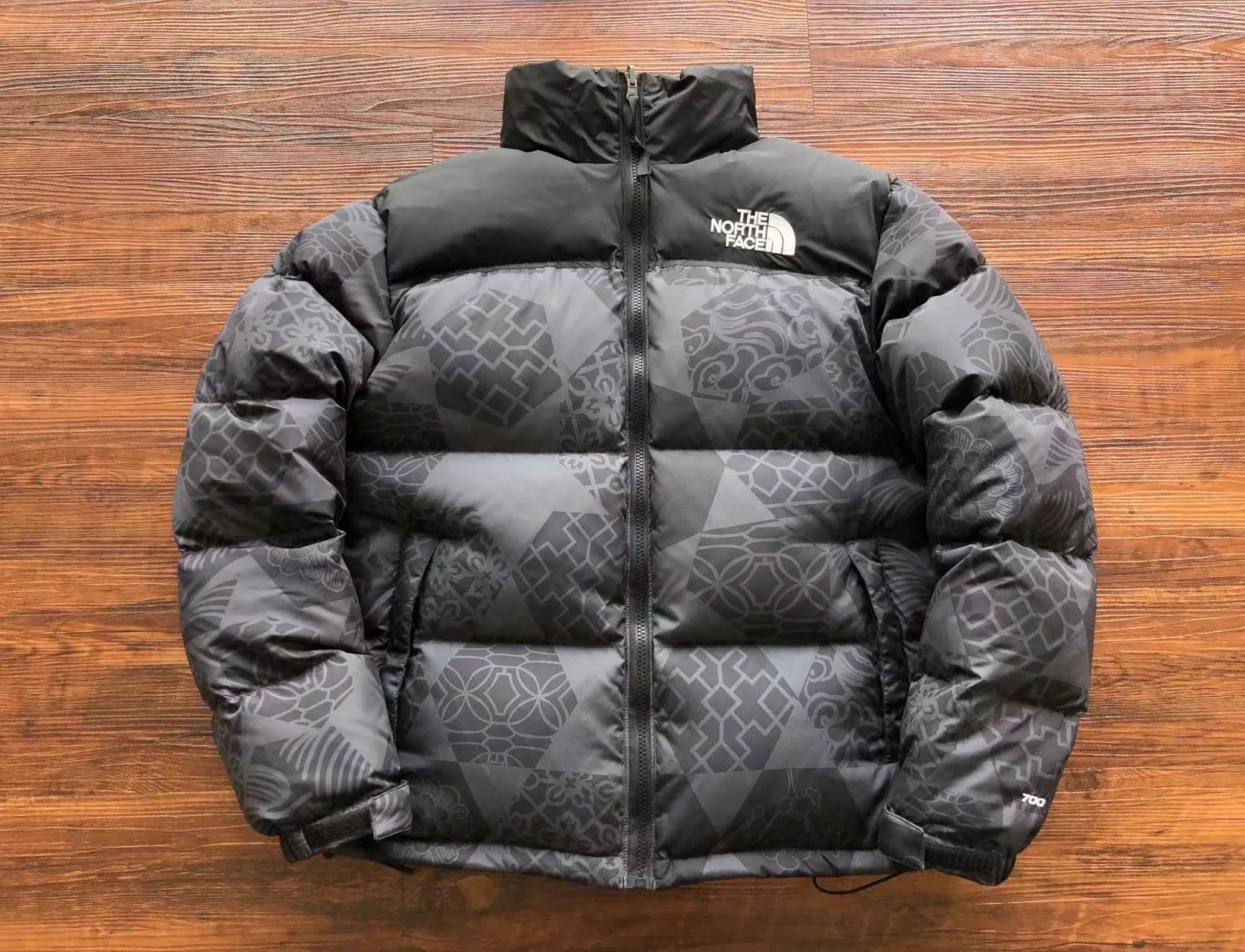 Geometric Monogram Down Jacket