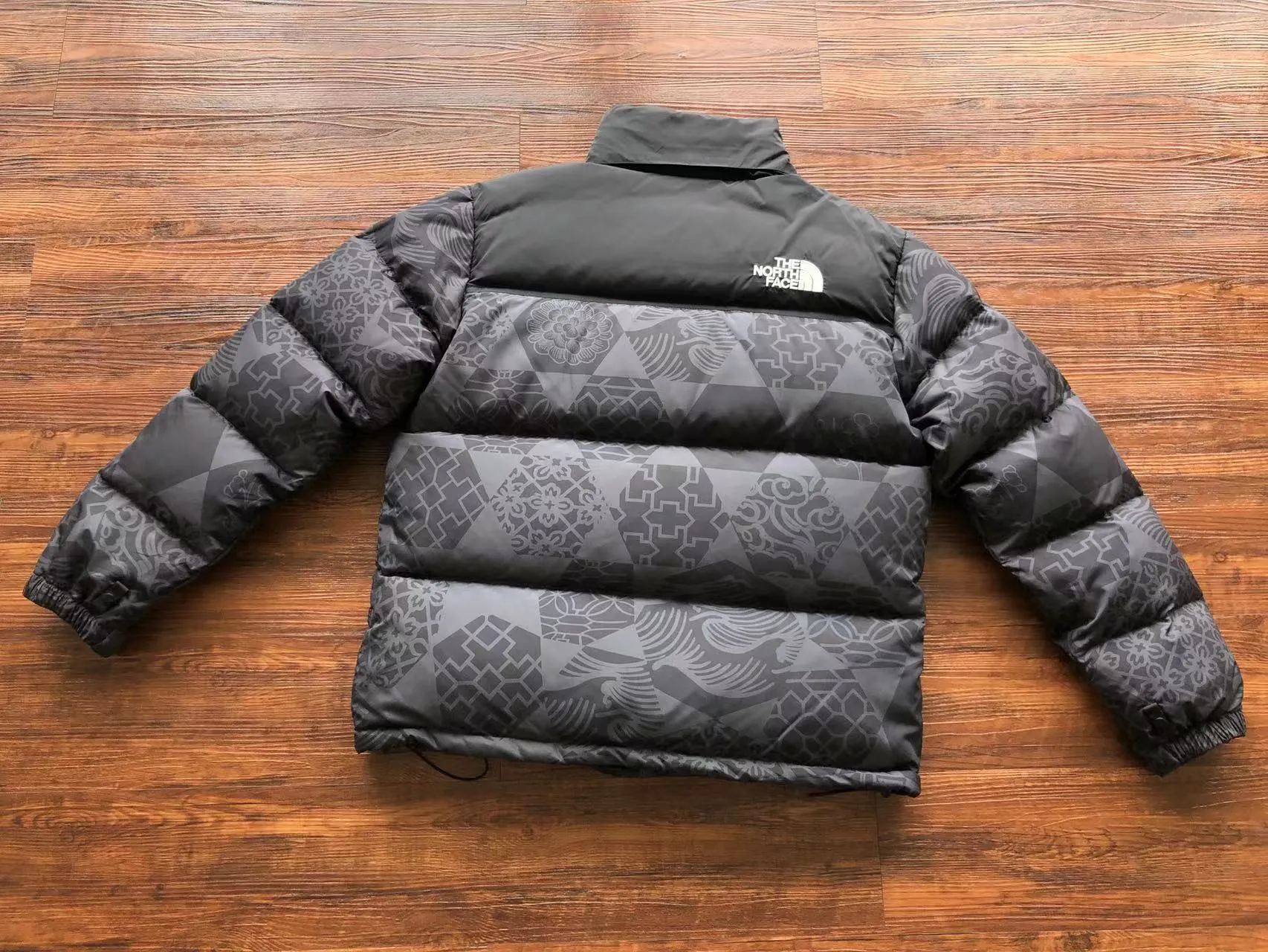 Geometric Monogram Down Jacket