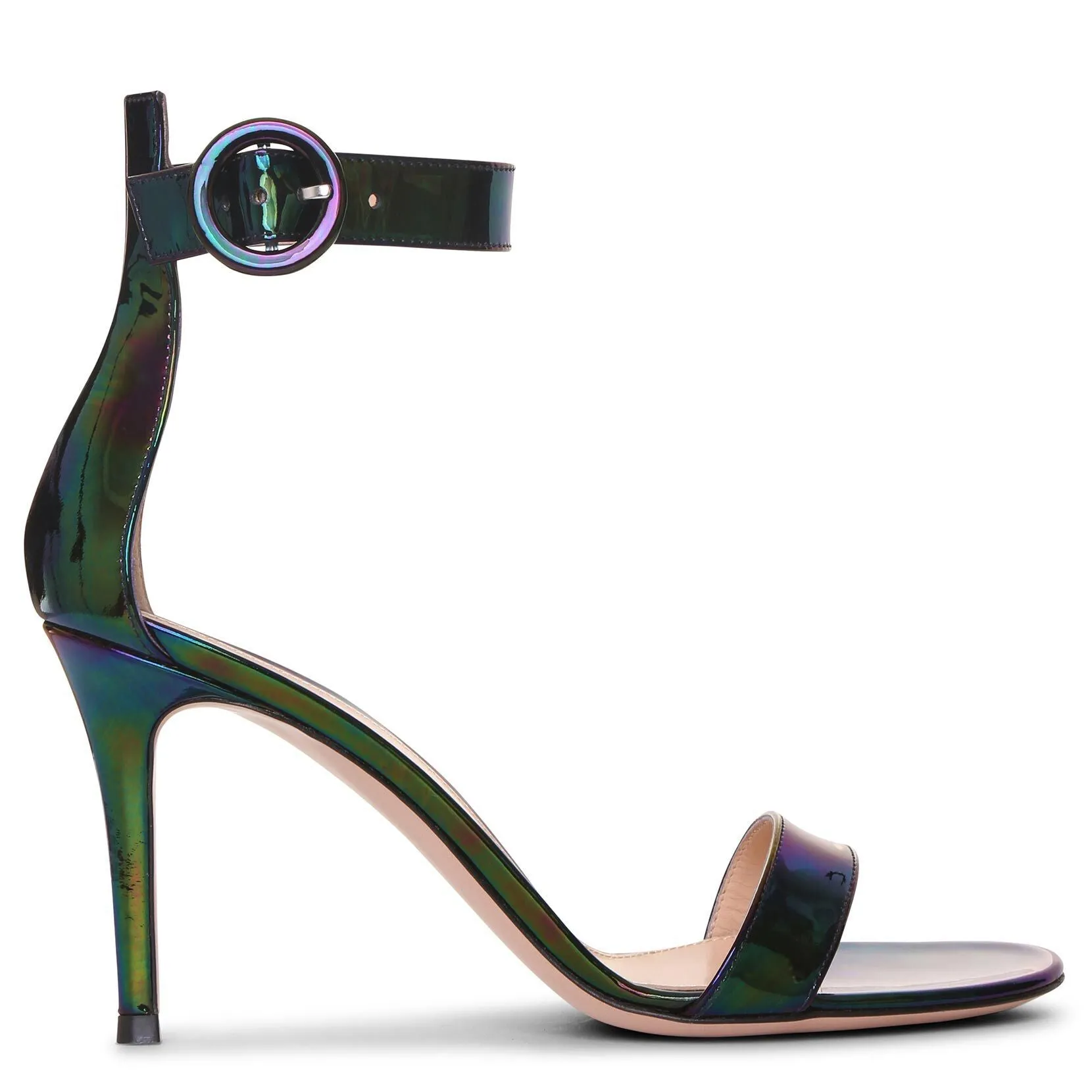 Gianvito Rossi Portofino Patent Oil Sandals