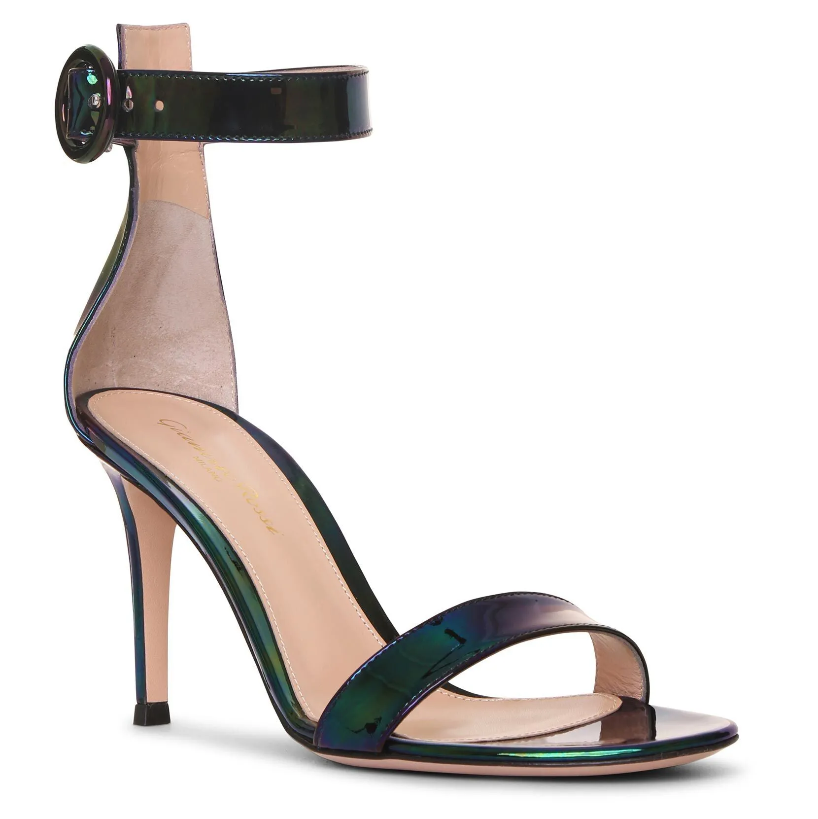 Gianvito Rossi Portofino Patent Oil Sandals