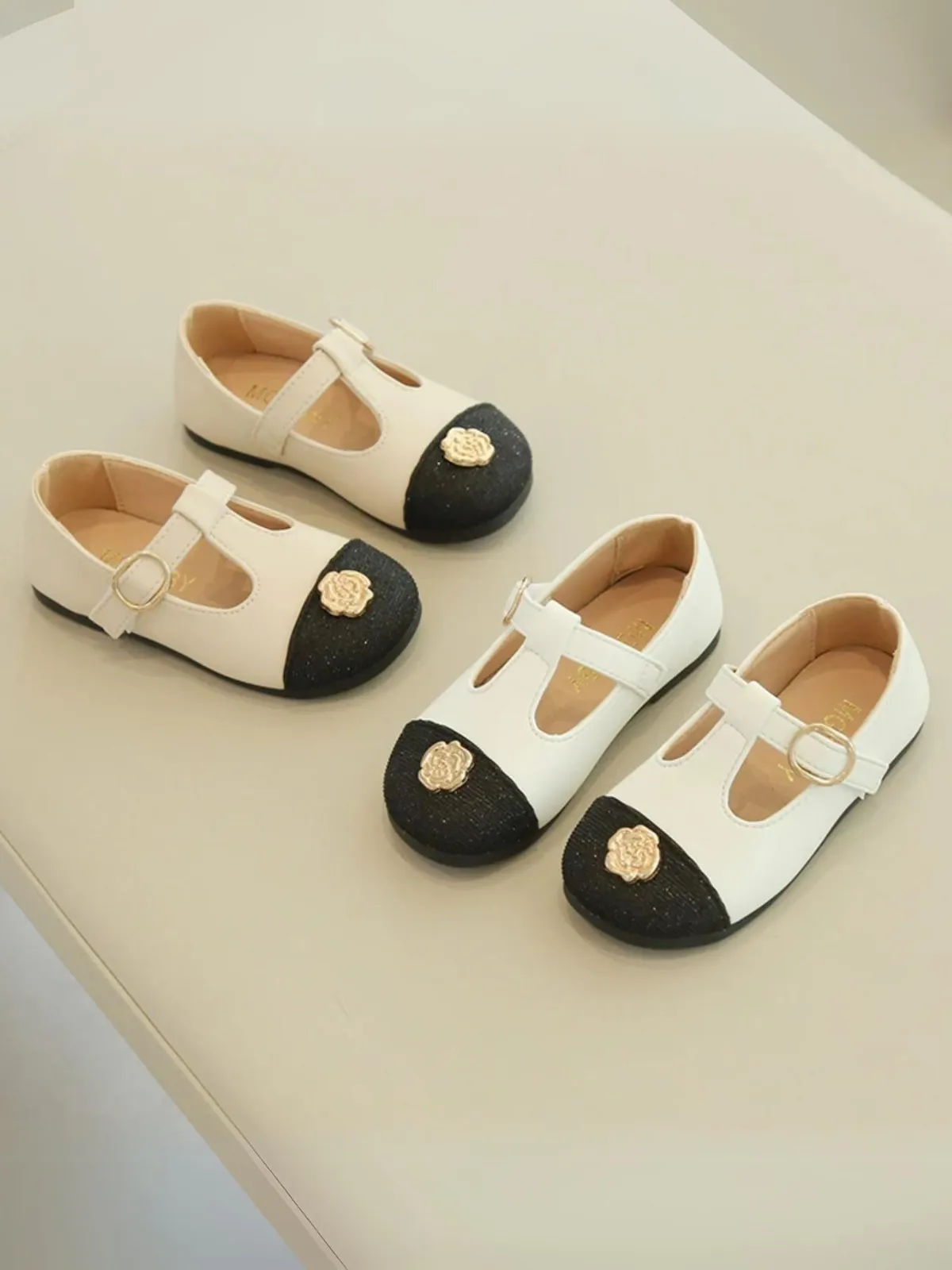 Liv and Mia Elegant Buckle Mary Jane Shoes for Girls