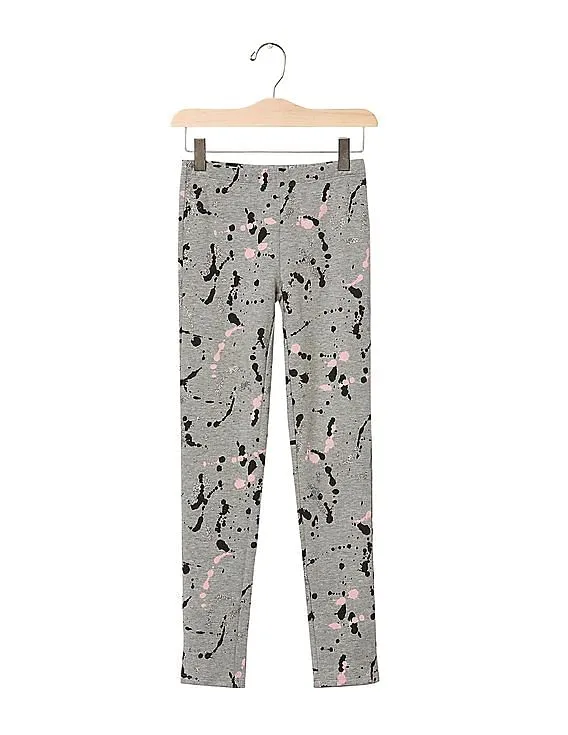 Girls Grey Cosiest Leggings