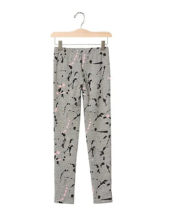 Girls Grey Cosiest Leggings