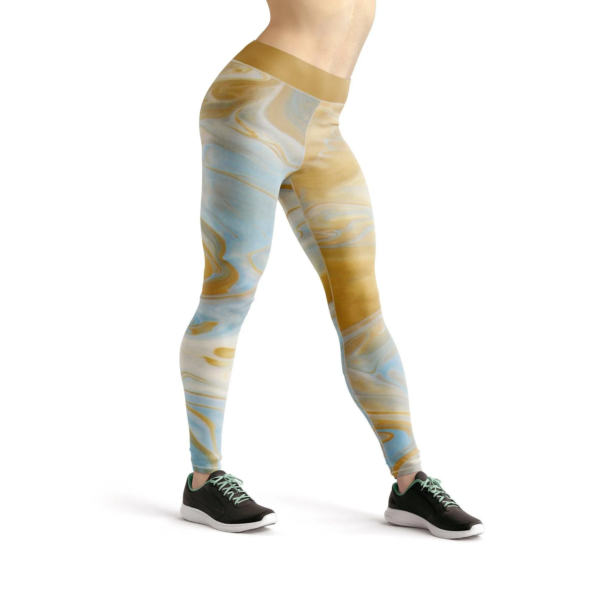 Golden Beverly Liquid Leggings