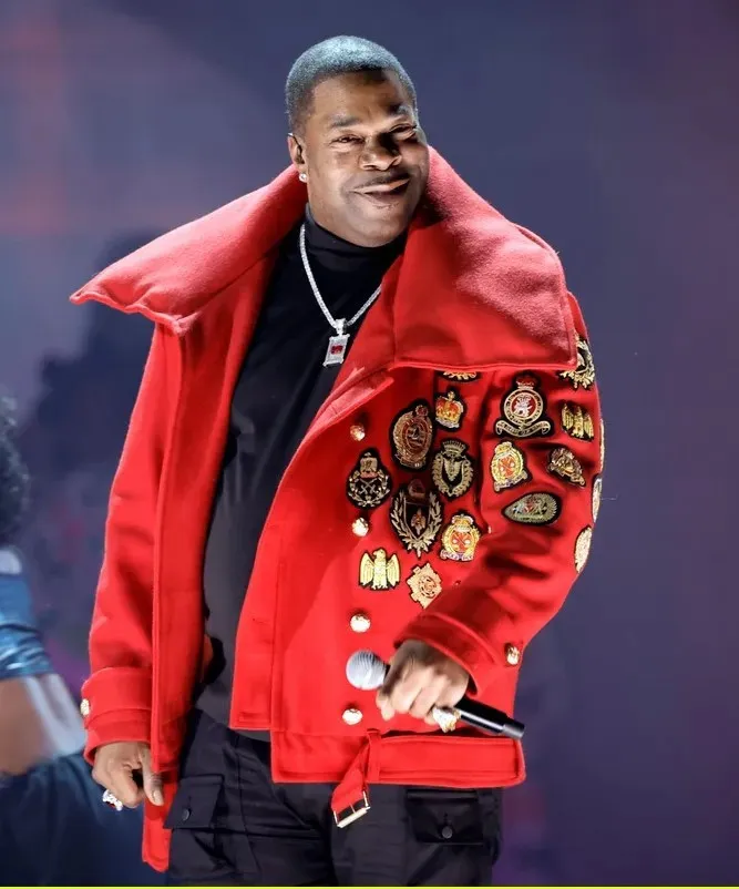 Grammy Awards 2023: Busta Rhymes Red Coat