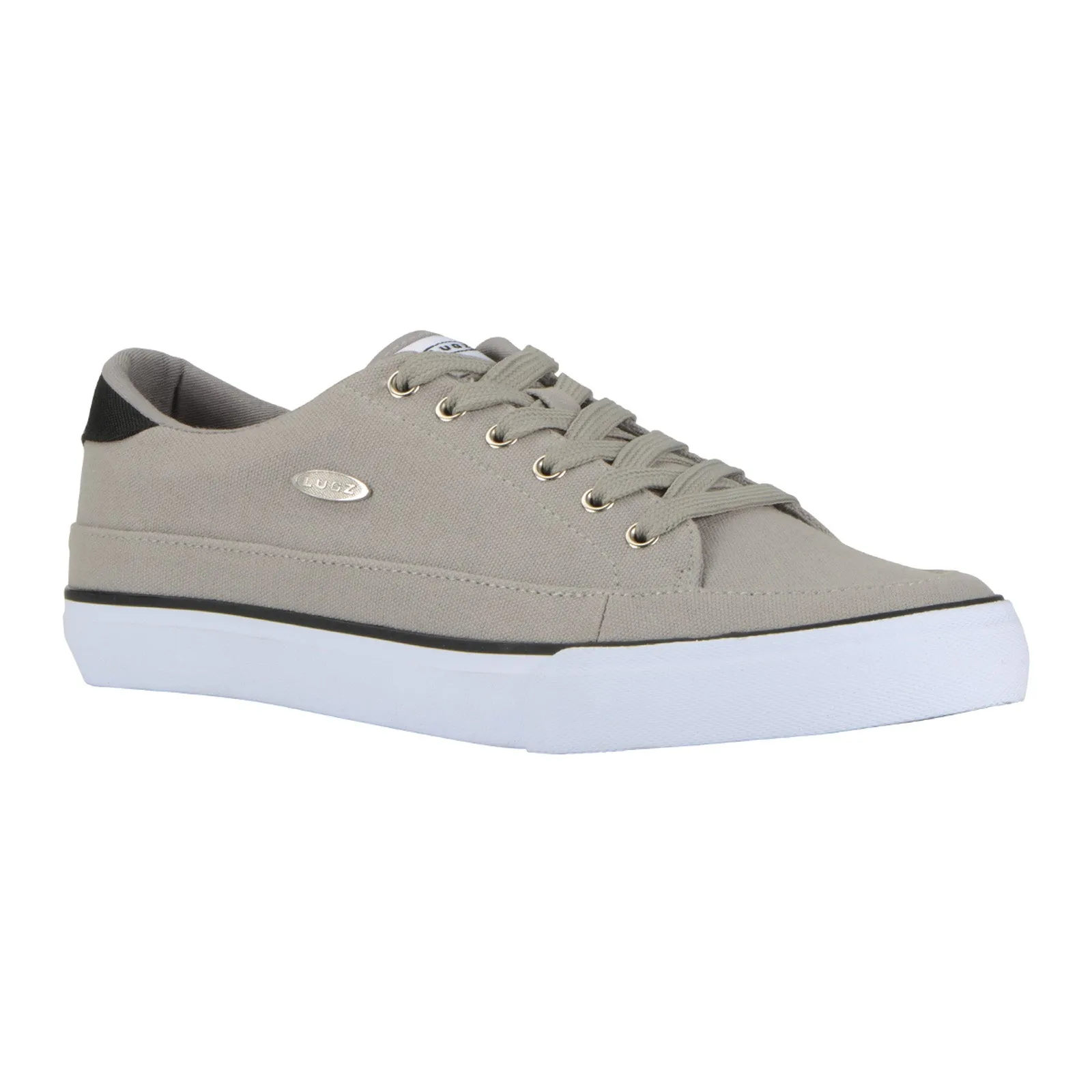 Gray Canvas Lifestyle Sneakers Shoes for Men by Lugz Court Classic MCOURTCC-0393