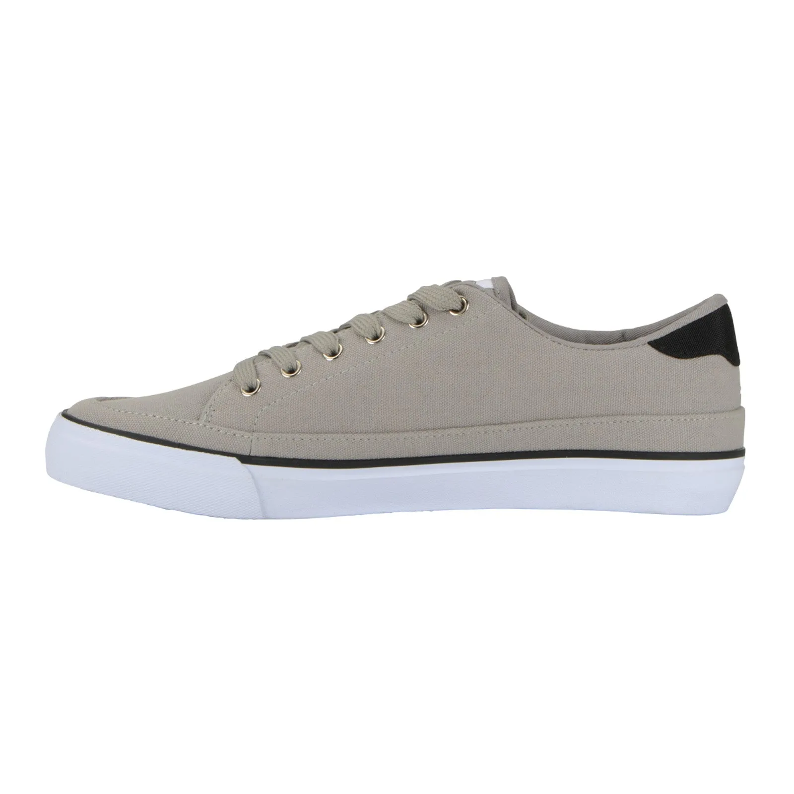 Gray Canvas Lifestyle Sneakers Shoes for Men by Lugz Court Classic MCOURTCC-0393