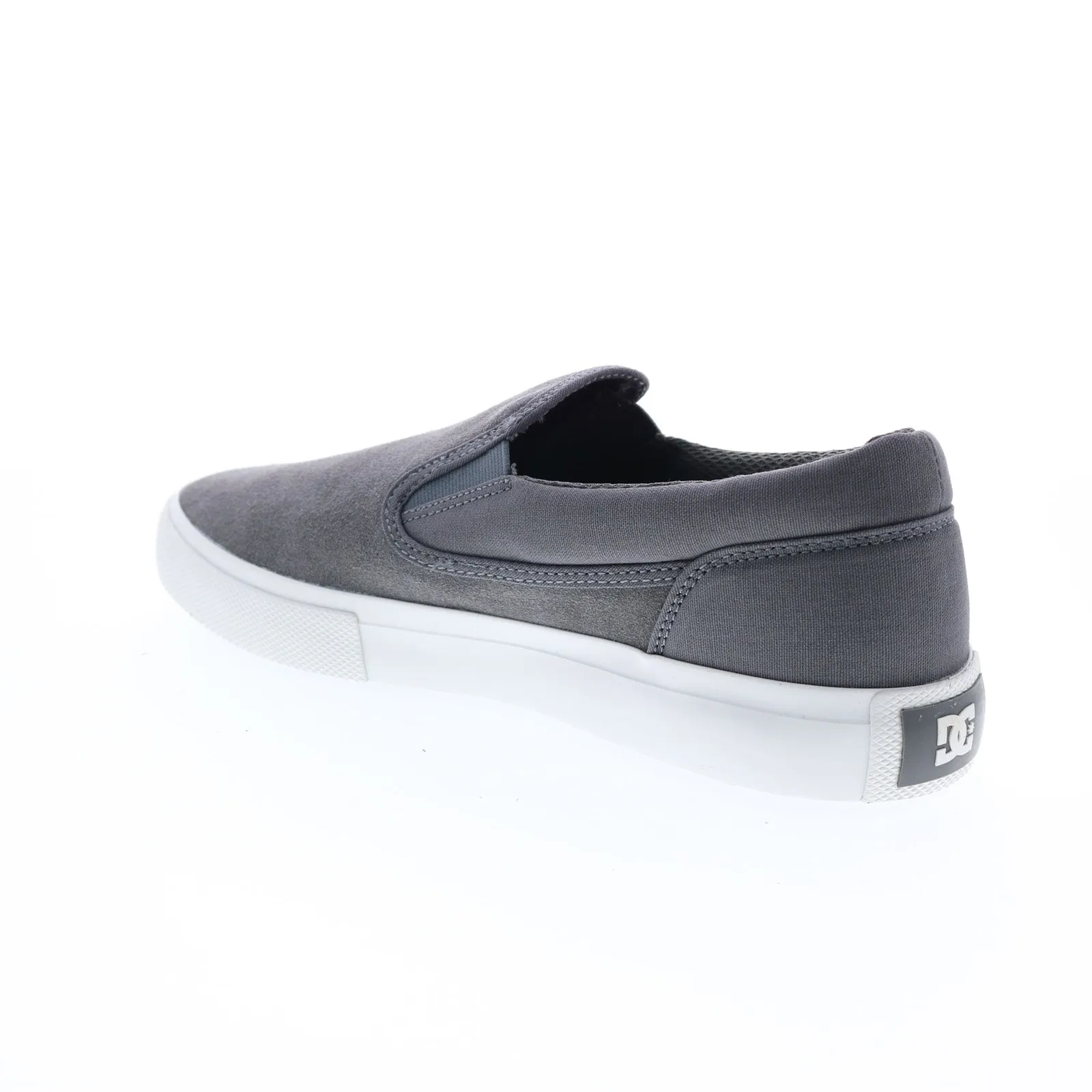 Gray Suede Slip-On Skate Inspired Sneakers for Men