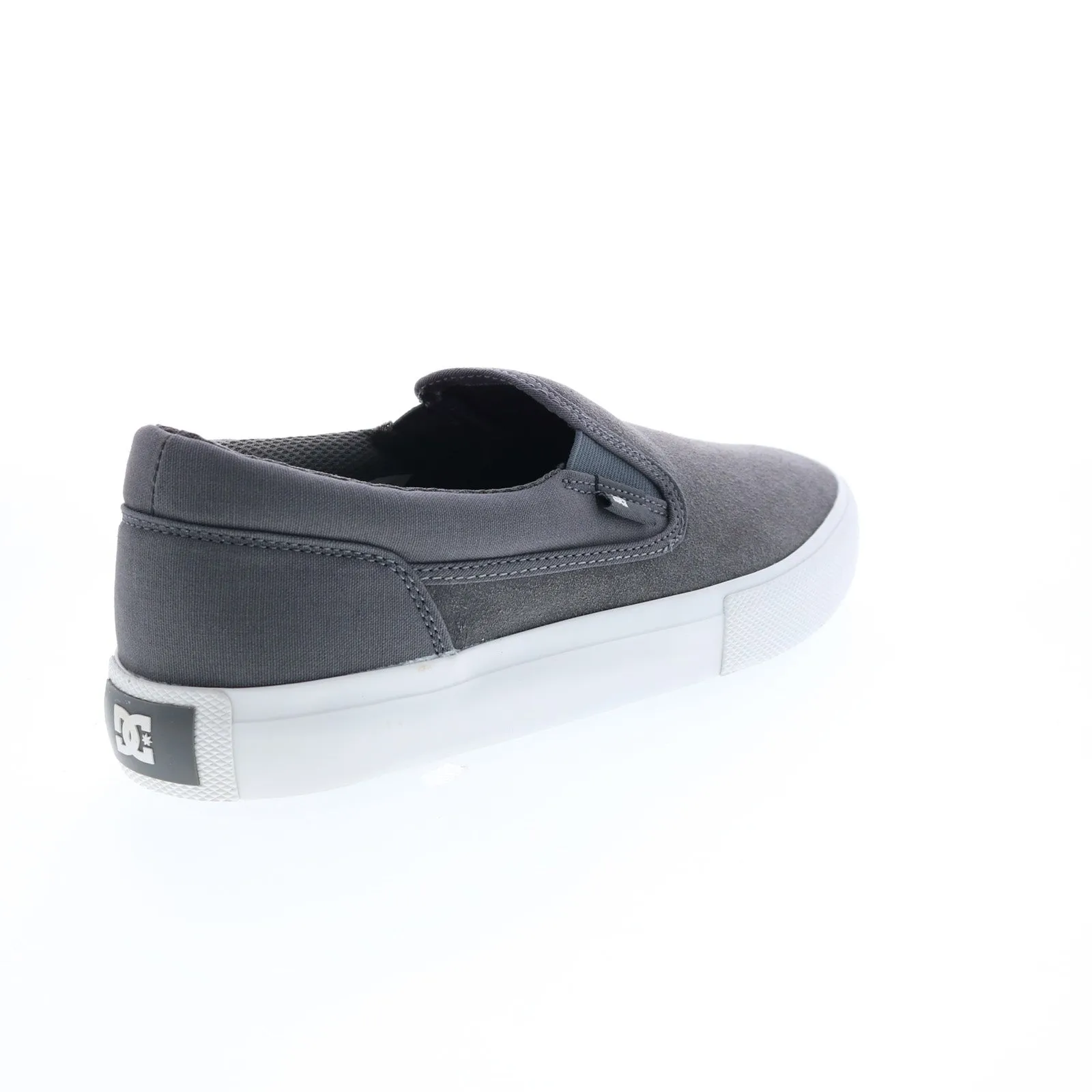 Gray Suede Slip-On Skate Inspired Sneakers for Men