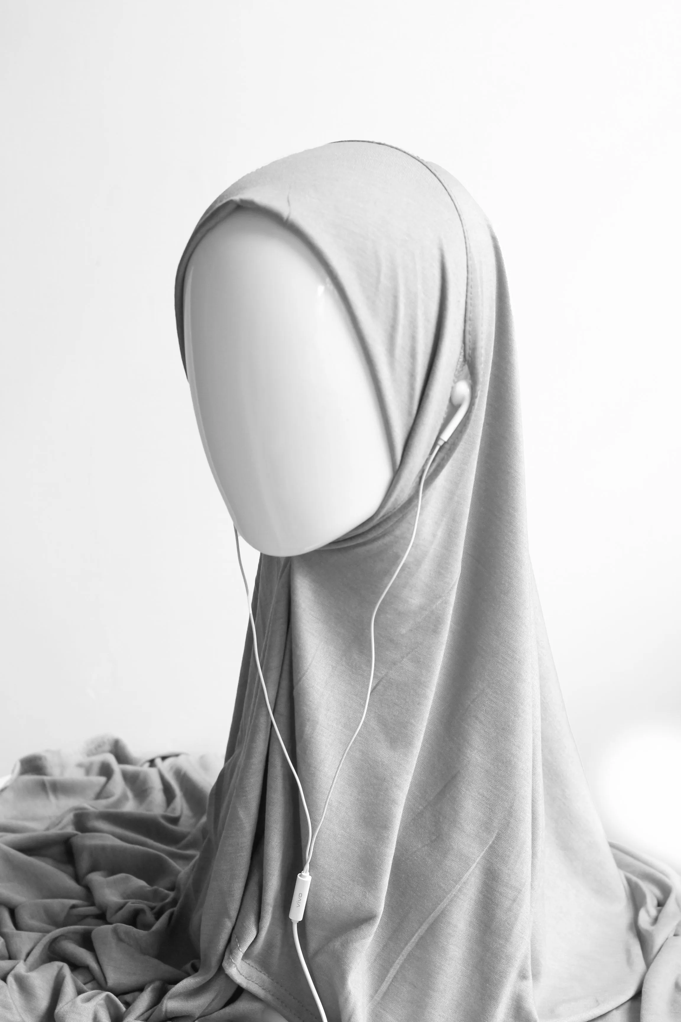 Grey Instant Jersey Hijab - Order Now