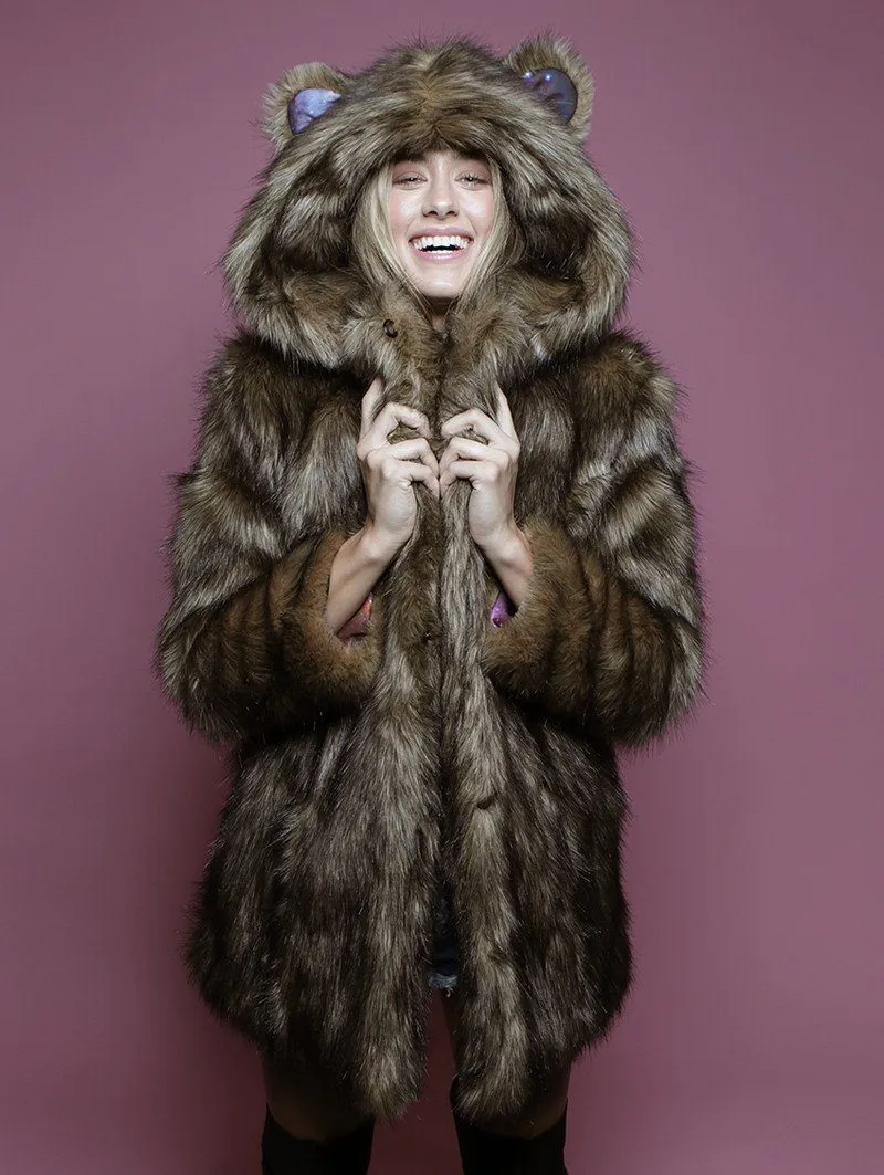 Grizzly Gold Faux Fur Coat