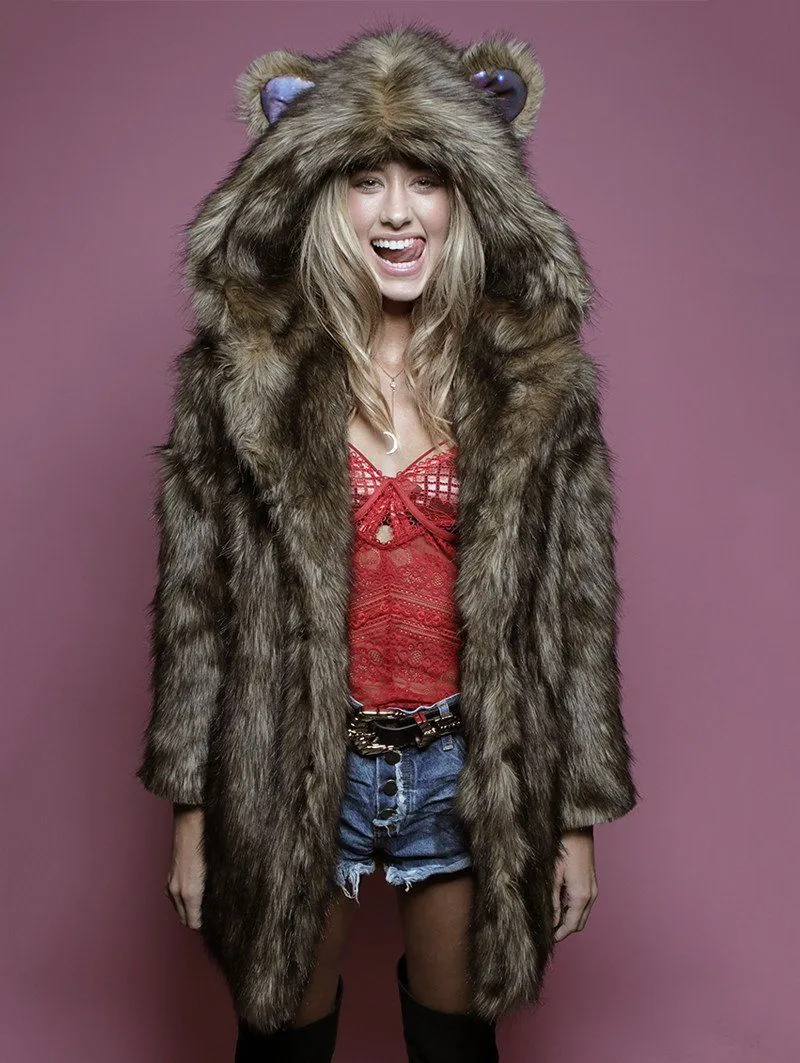 Grizzly Gold Faux Fur Coat