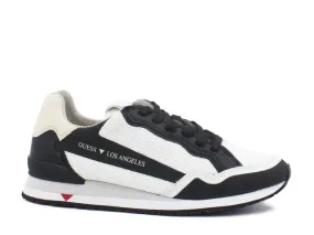 GUESS White Black Sneaker - FM6GENFAB12