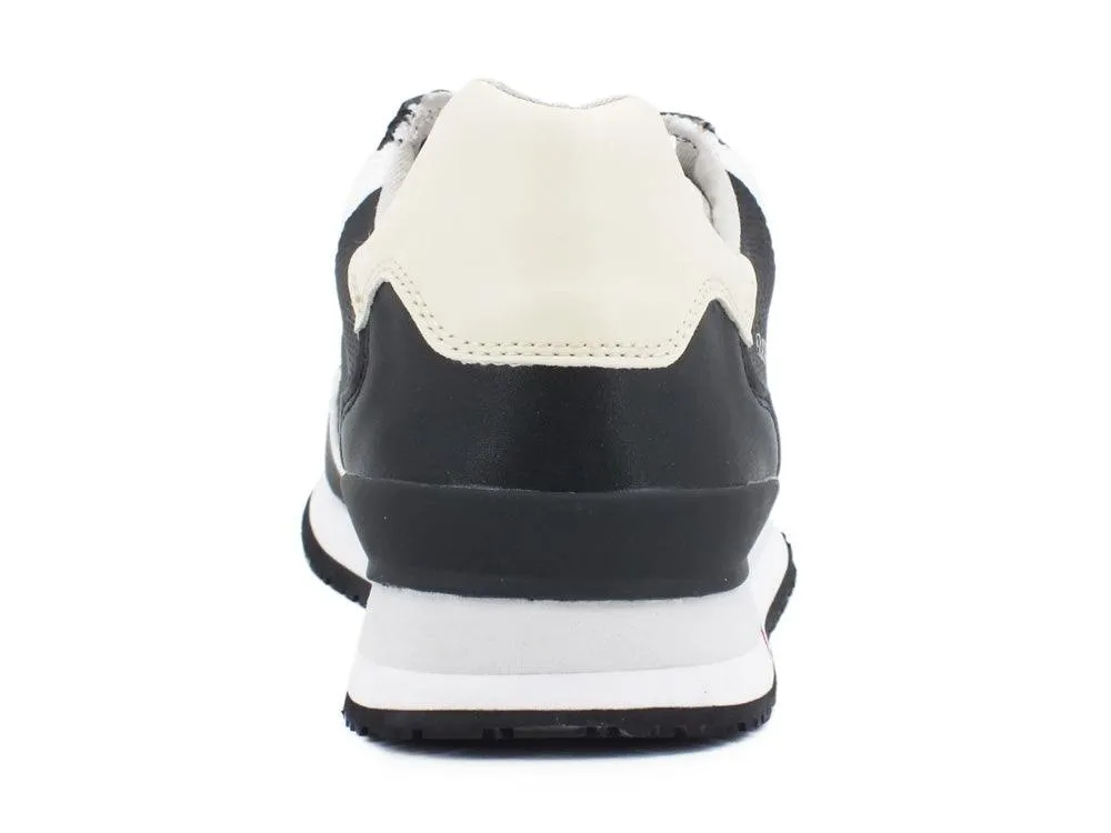 GUESS White Black Sneaker - FM6GENFAB12