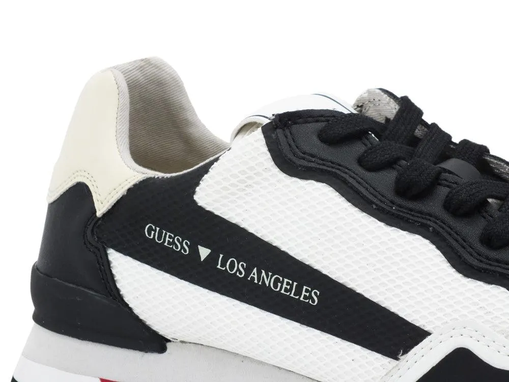 GUESS White Black Sneaker - FM6GENFAB12