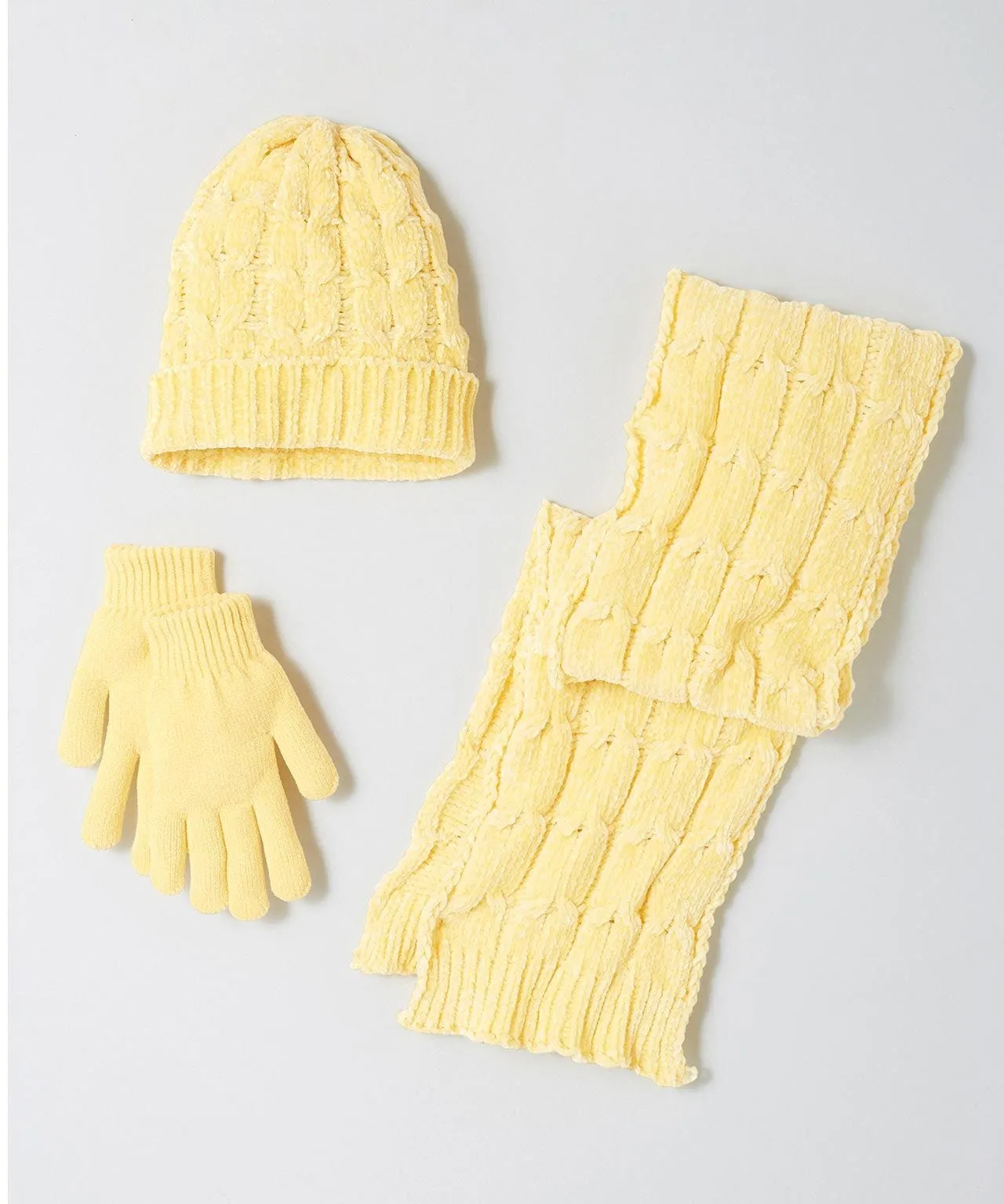 Hat, Scarf, and Glove Set