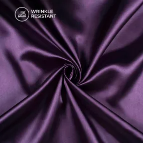 Heather Purple Satin Fabric.