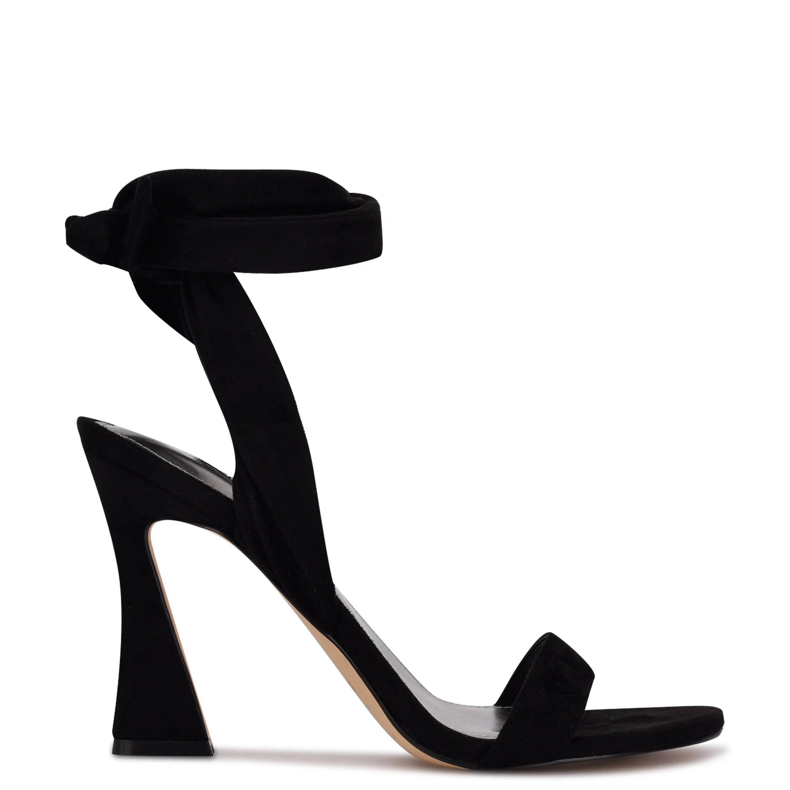 Heeled Sandals with Ankle Wrap by Kelsie