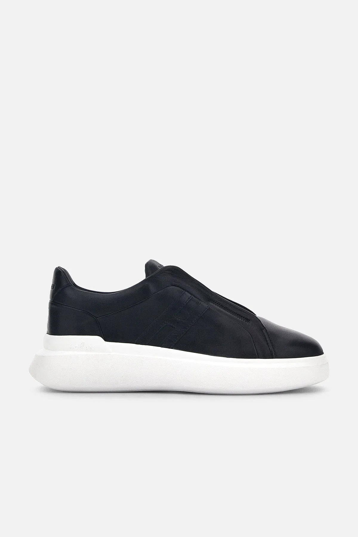 Hogan Leather Slip-On Sneaker