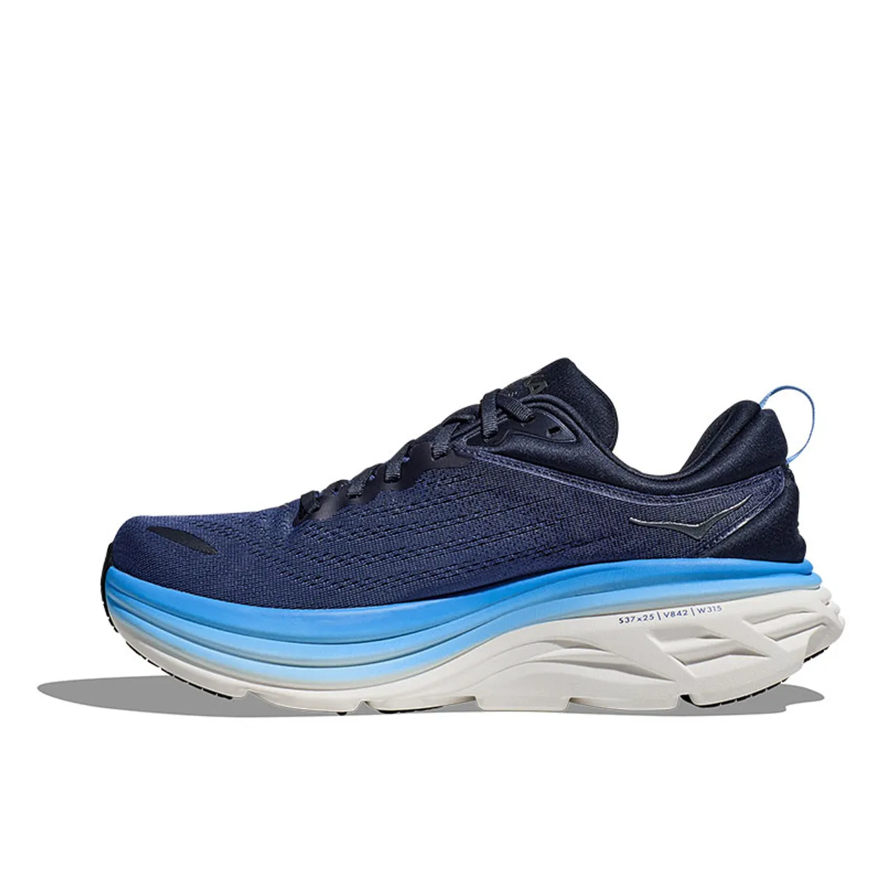 Hoka BONDI 8 MAX CUSHIONED Road Running Shoes Outer Space