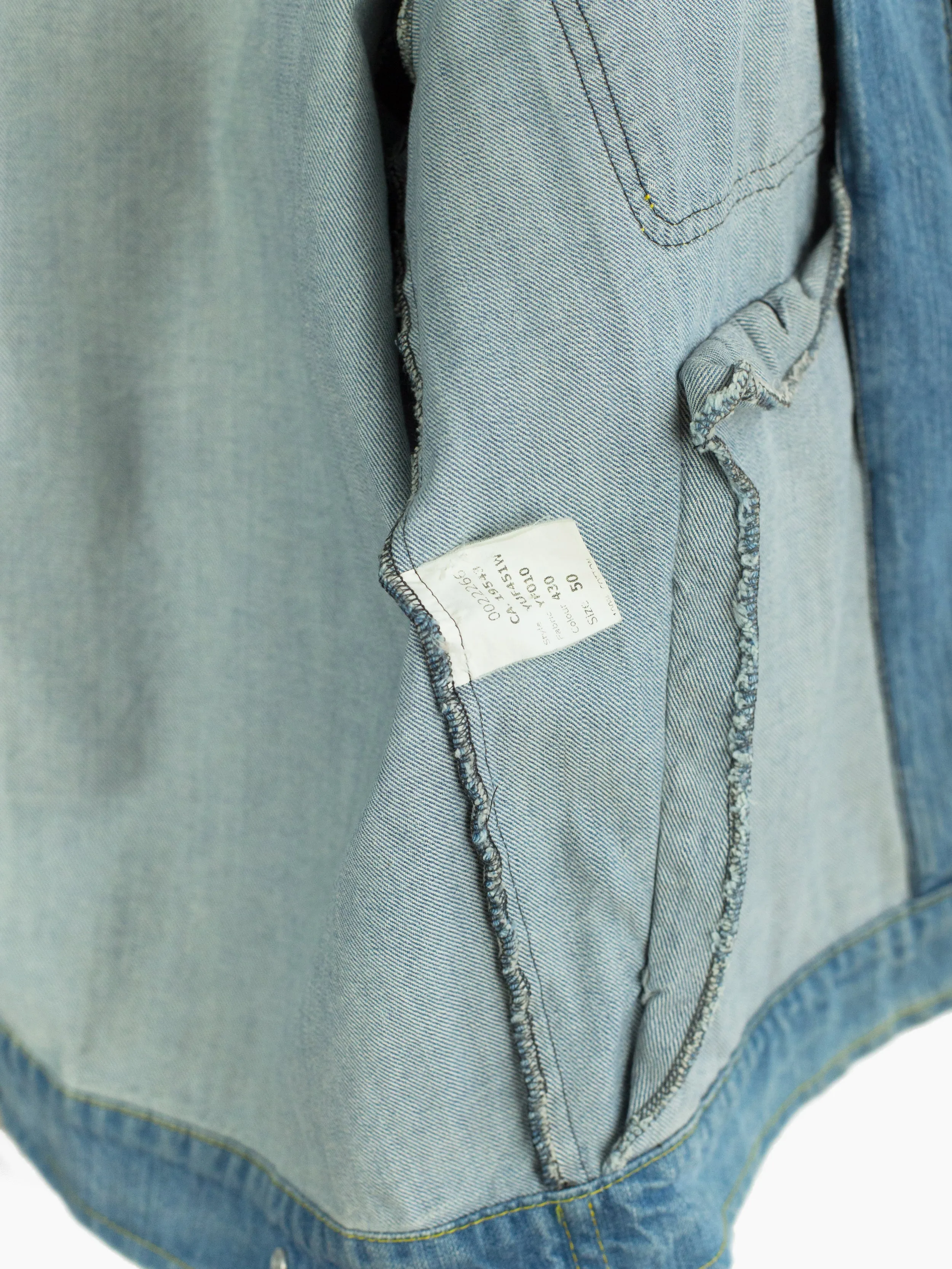 Hussein Chalayan 2000s Blue Denim Utility Jacket