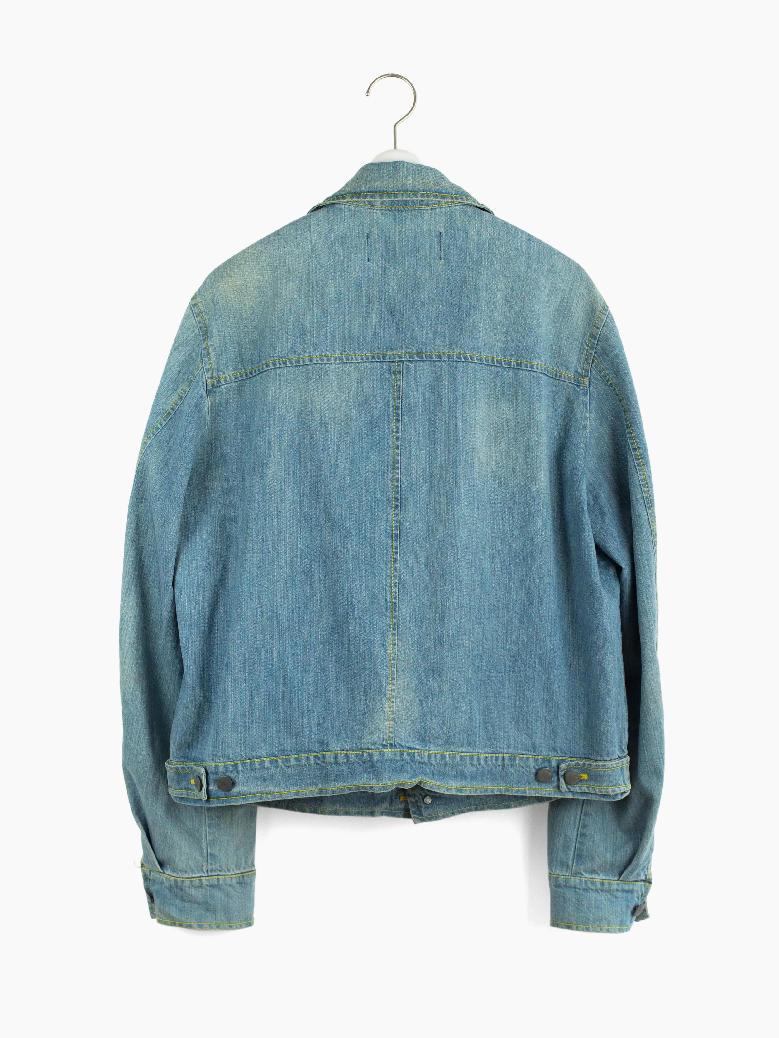 Hussein Chalayan 2000s Blue Denim Utility Jacket