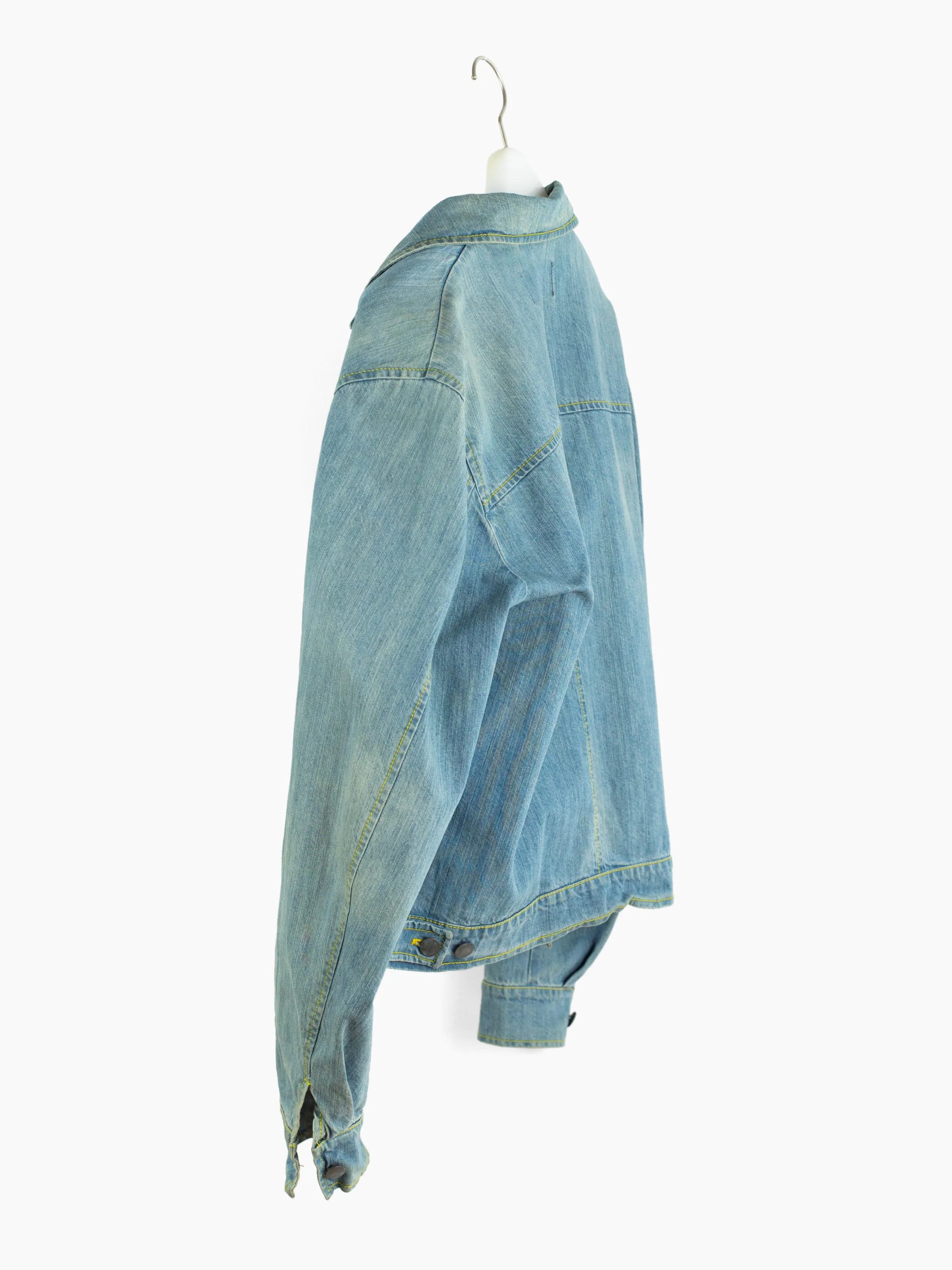 Hussein Chalayan 2000s Blue Denim Utility Jacket