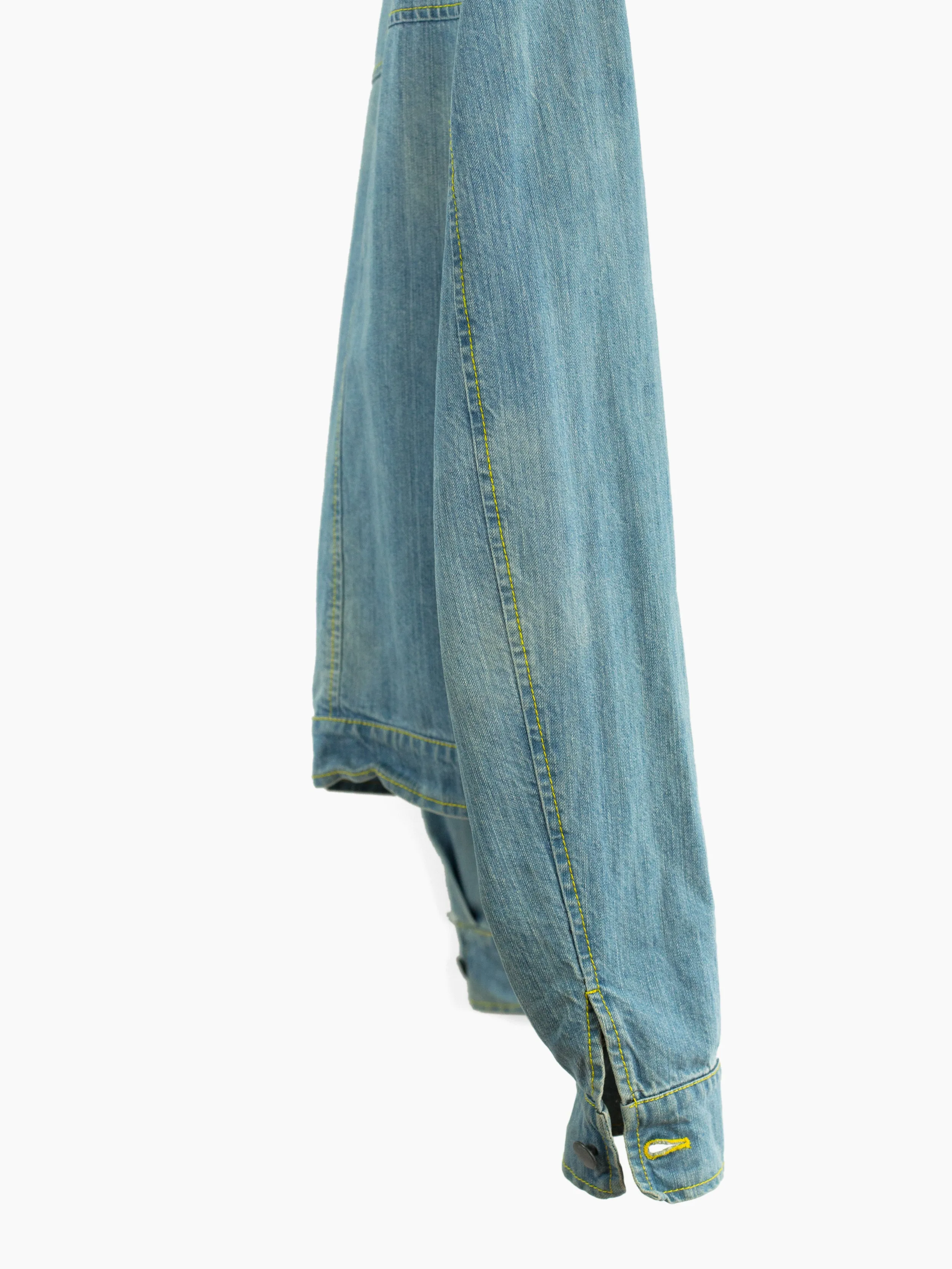 Hussein Chalayan 2000s Blue Denim Utility Jacket