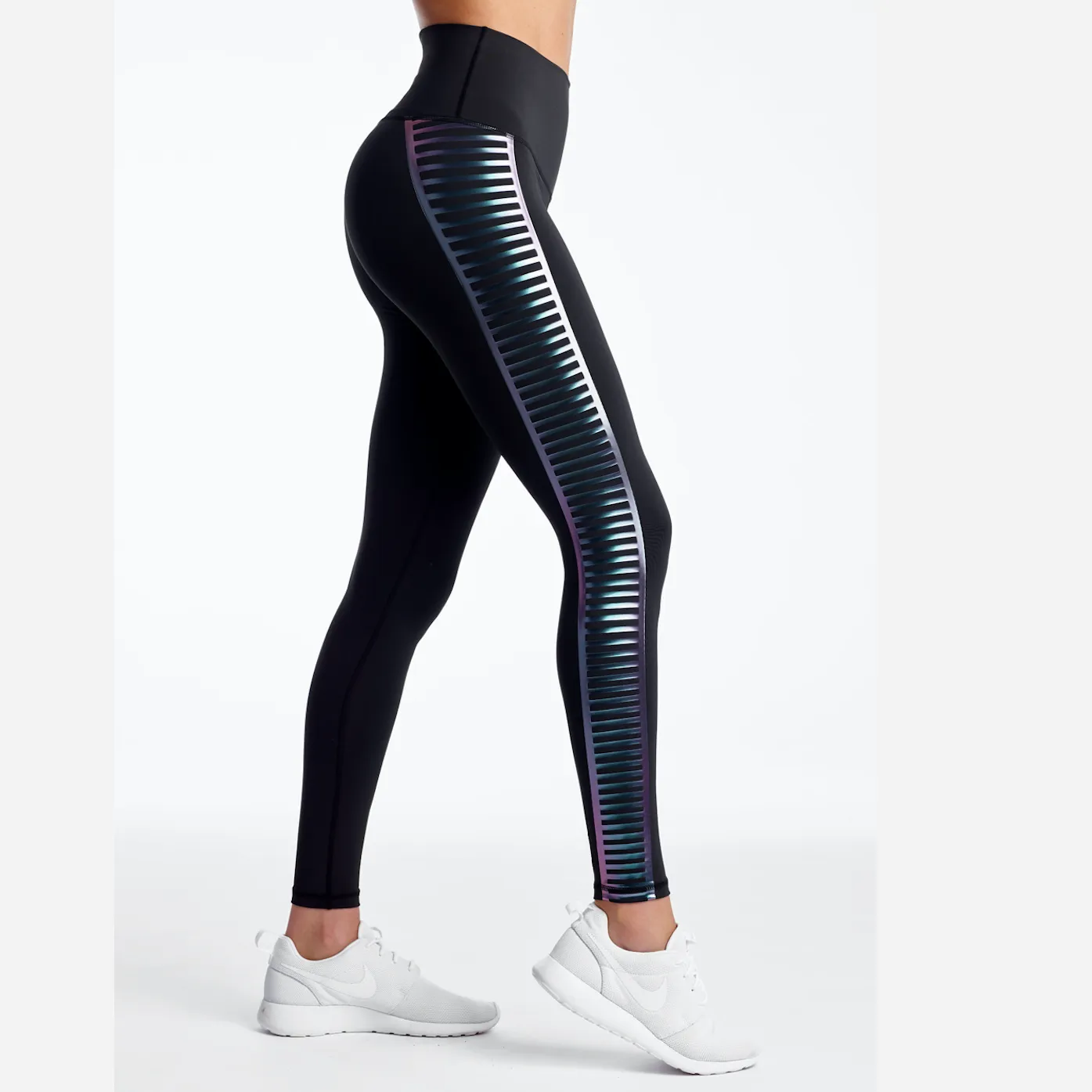 Iridescent Black Leggings Signature